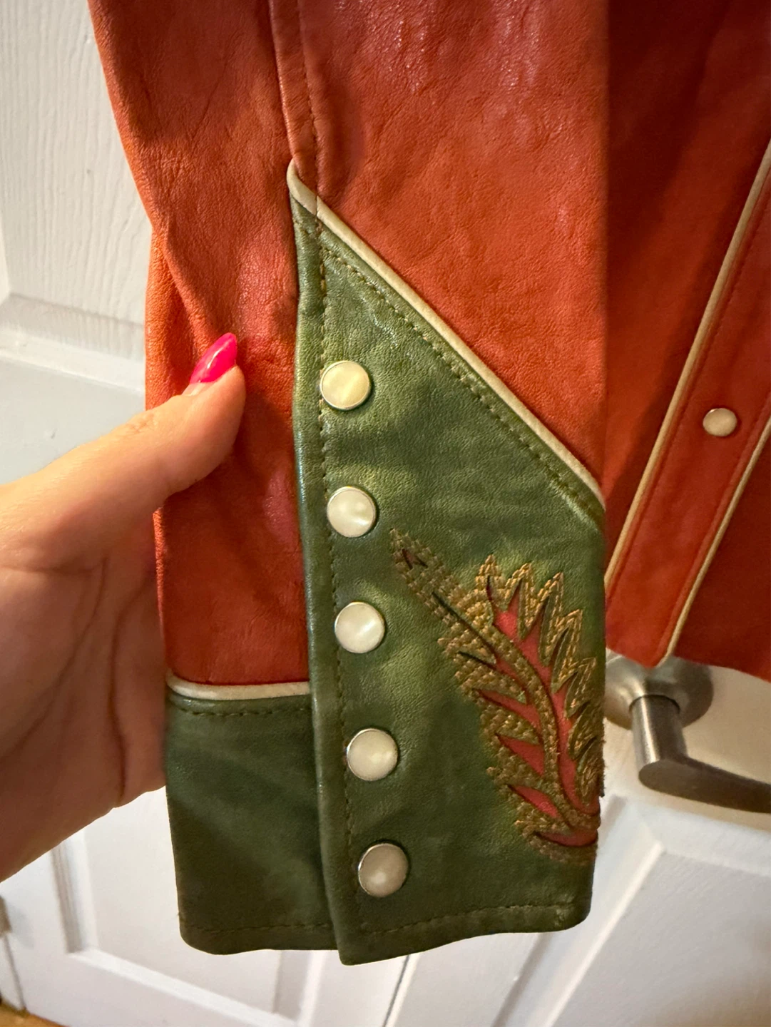 Ralph Lauren Leather Western Shirt - photo 2