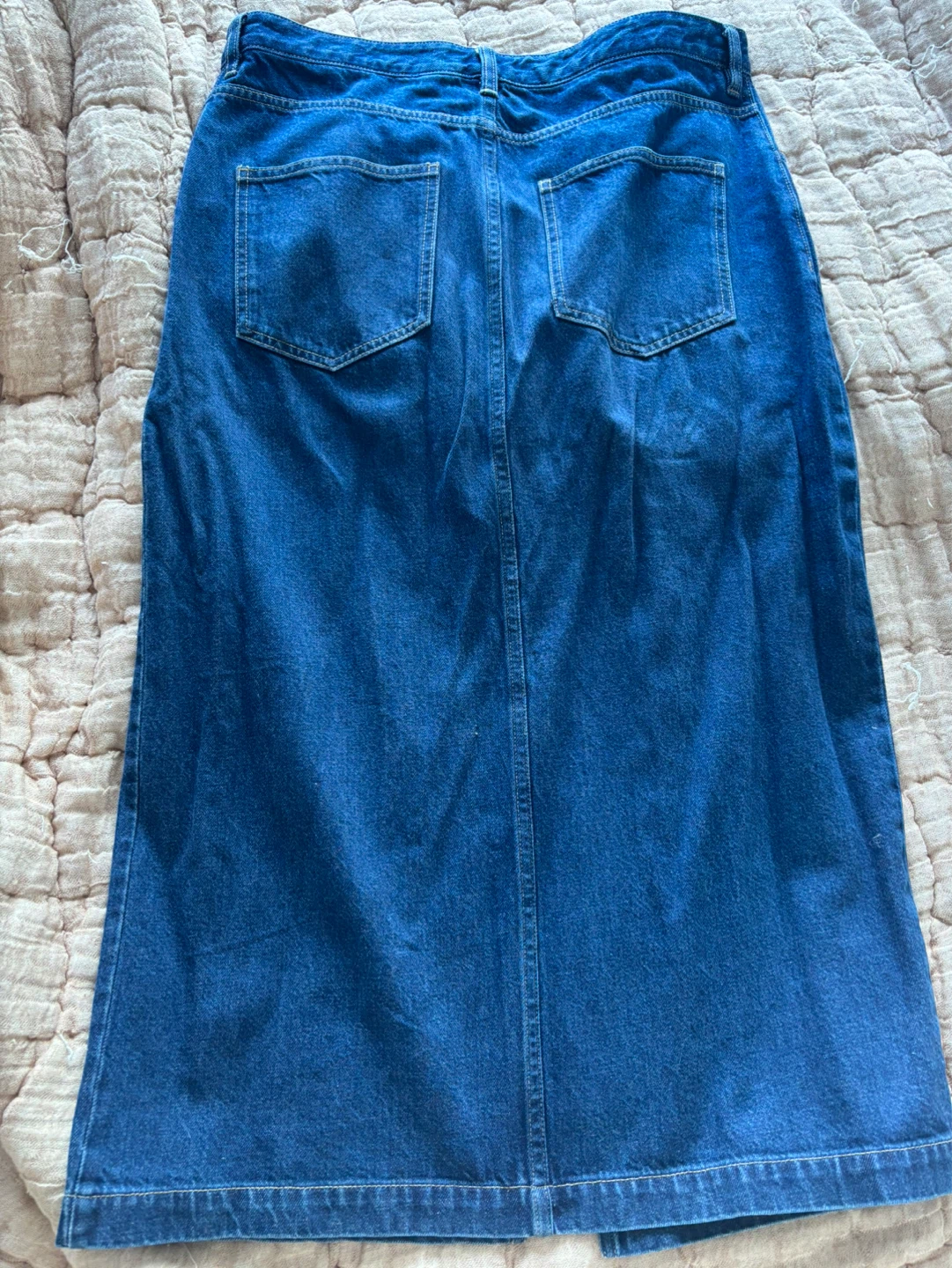 Babaton Denim Maxi Skirt Size 12 - photo 2