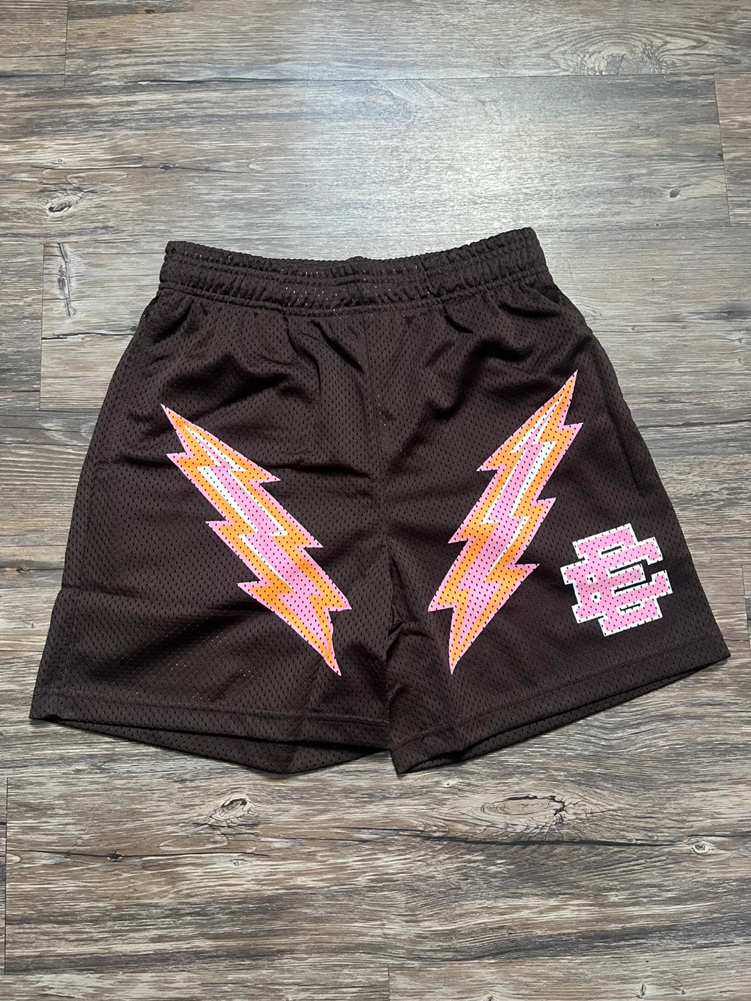 Eric Emanuel Brown Basketball Shorts Size Small - photo 2