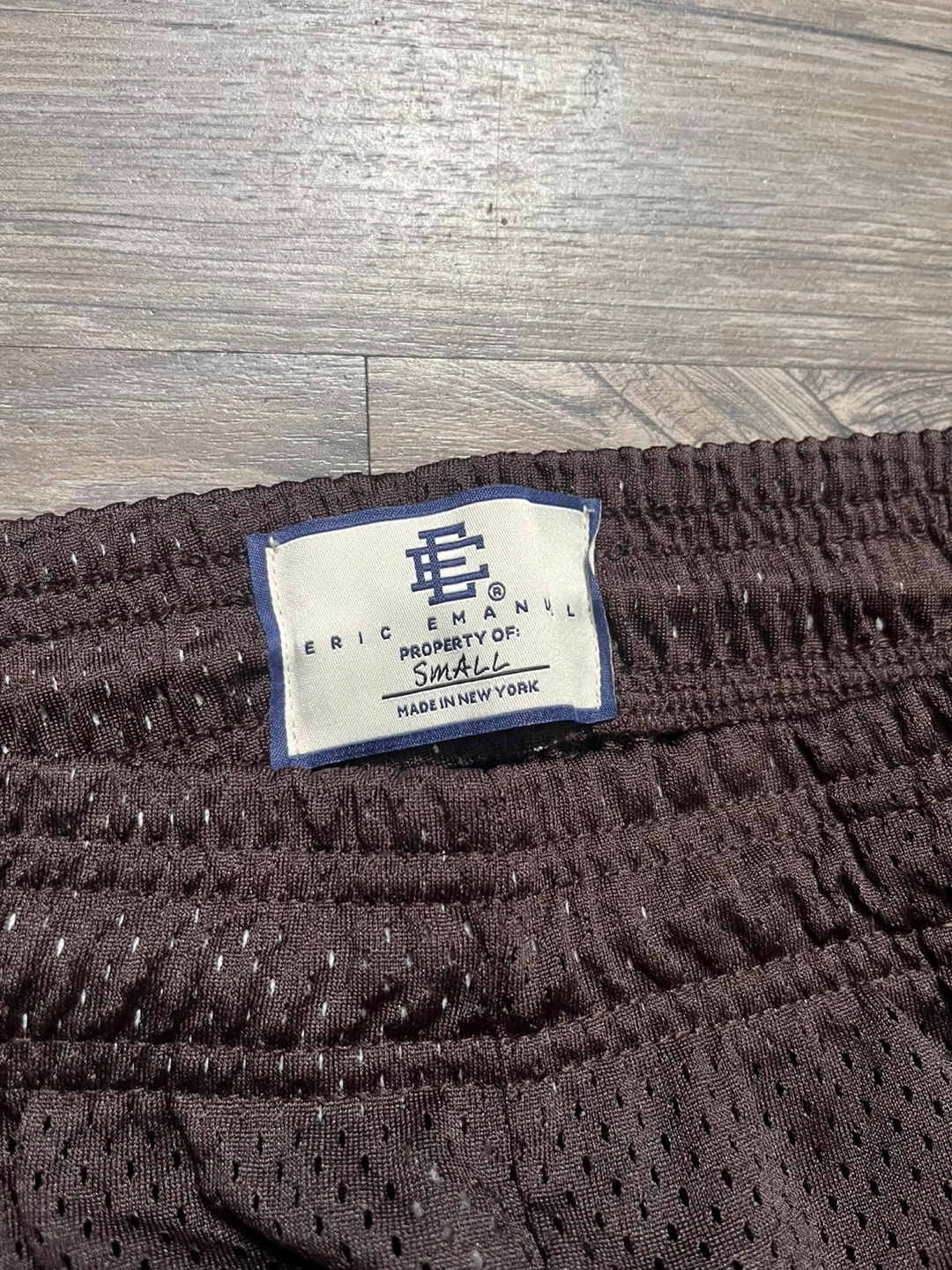 Eric Emanuel Brown Basketball Shorts Size Small - photo 3