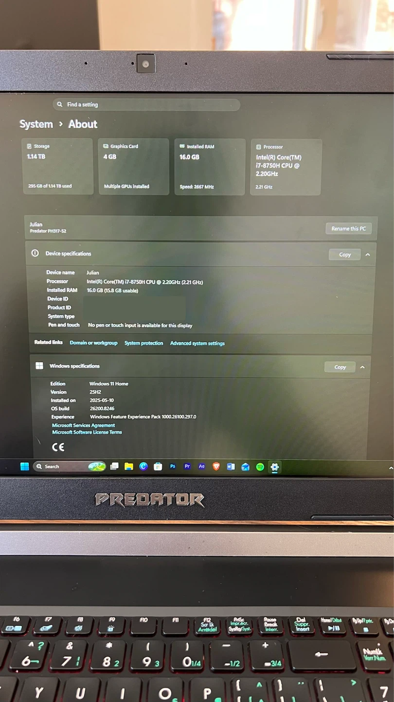 Acer Predator Gaming Laptop - photo 3
