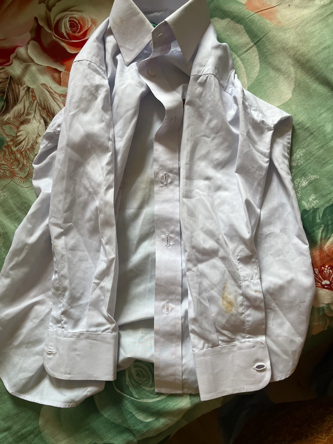 White Collared Shirt Small Size