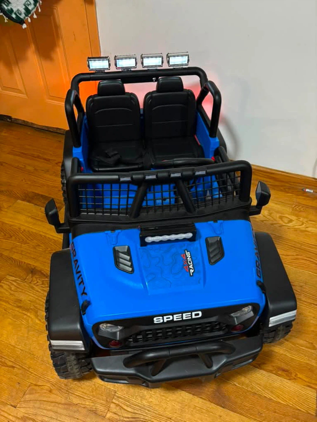 Blue Kids Ride-On Jeep