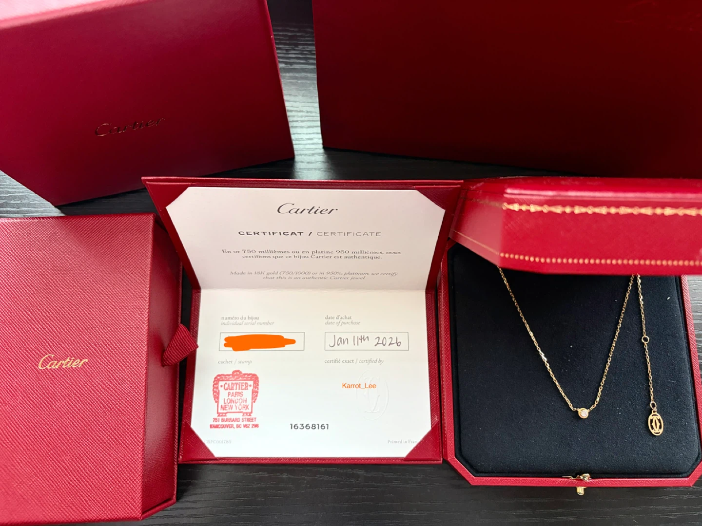 Cartier d’amour necklace s - photo 2