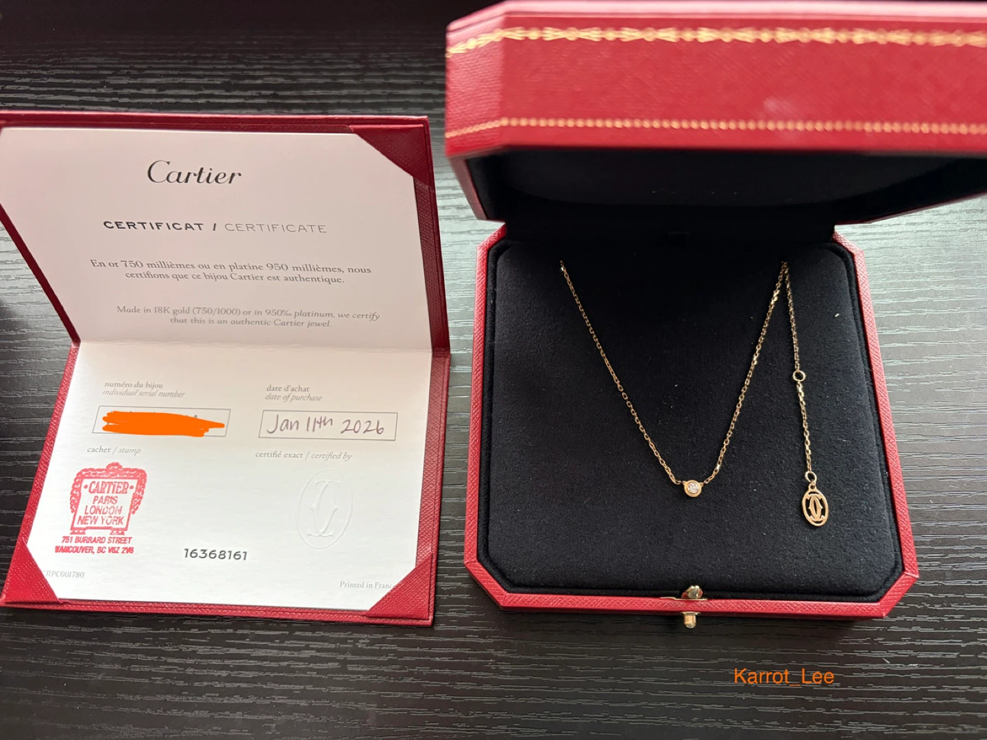 Cartier d’amour necklace s