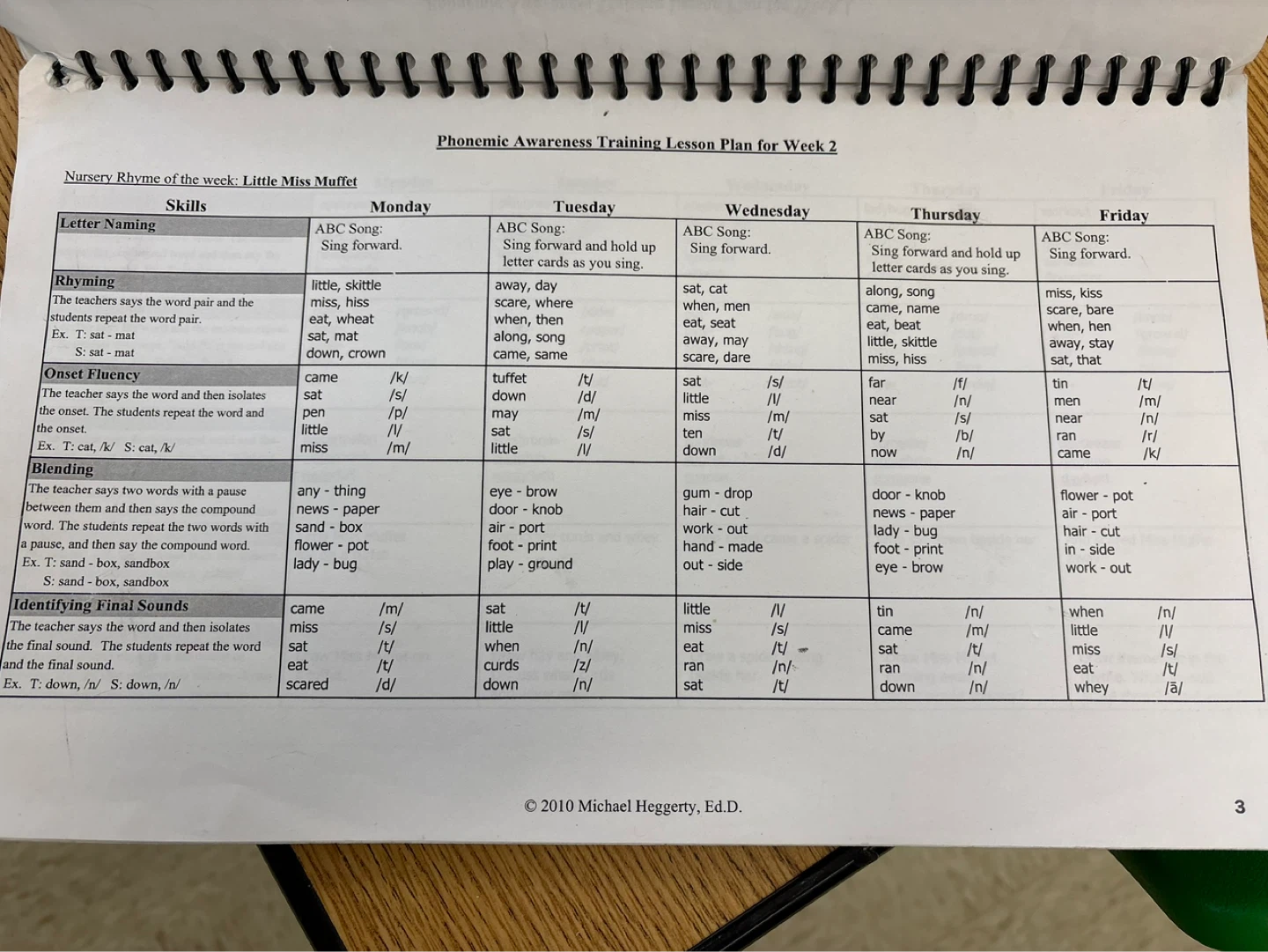 Michael Heggerty PreK Phonemic Awareness - photo 3