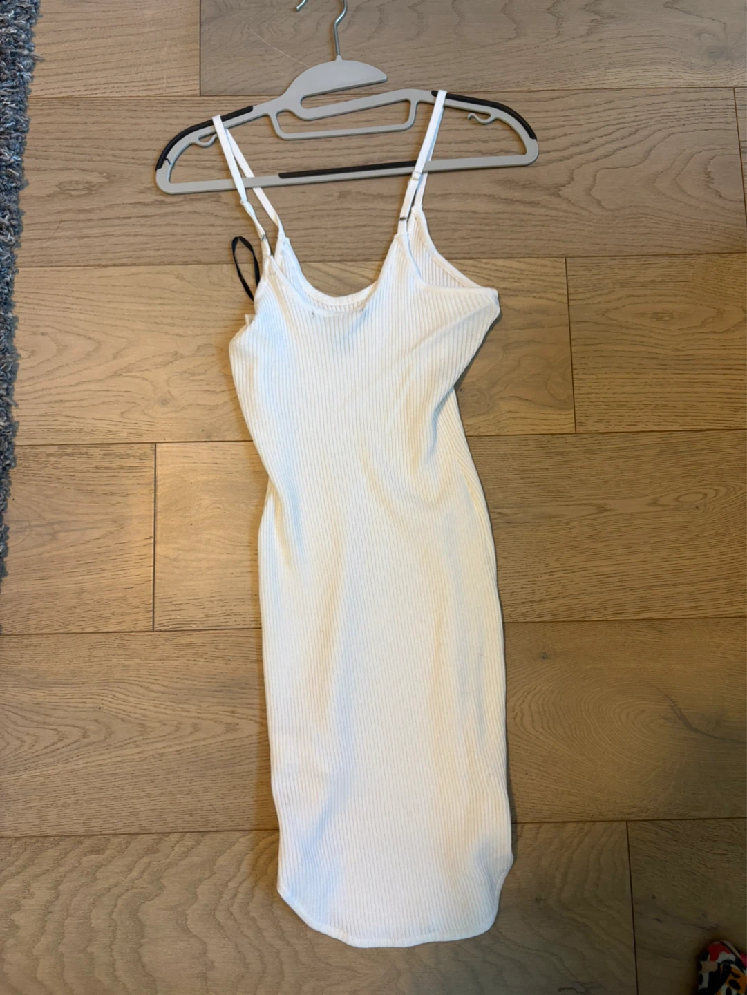 Forever 21 White Ribbed Knit Mini Dress - XS - photo 2