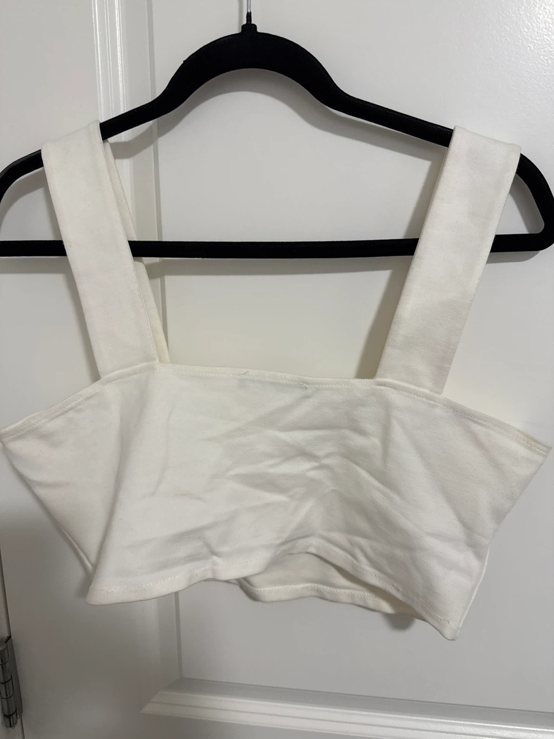 L- White Zara Cropped Tank Top - photo 2