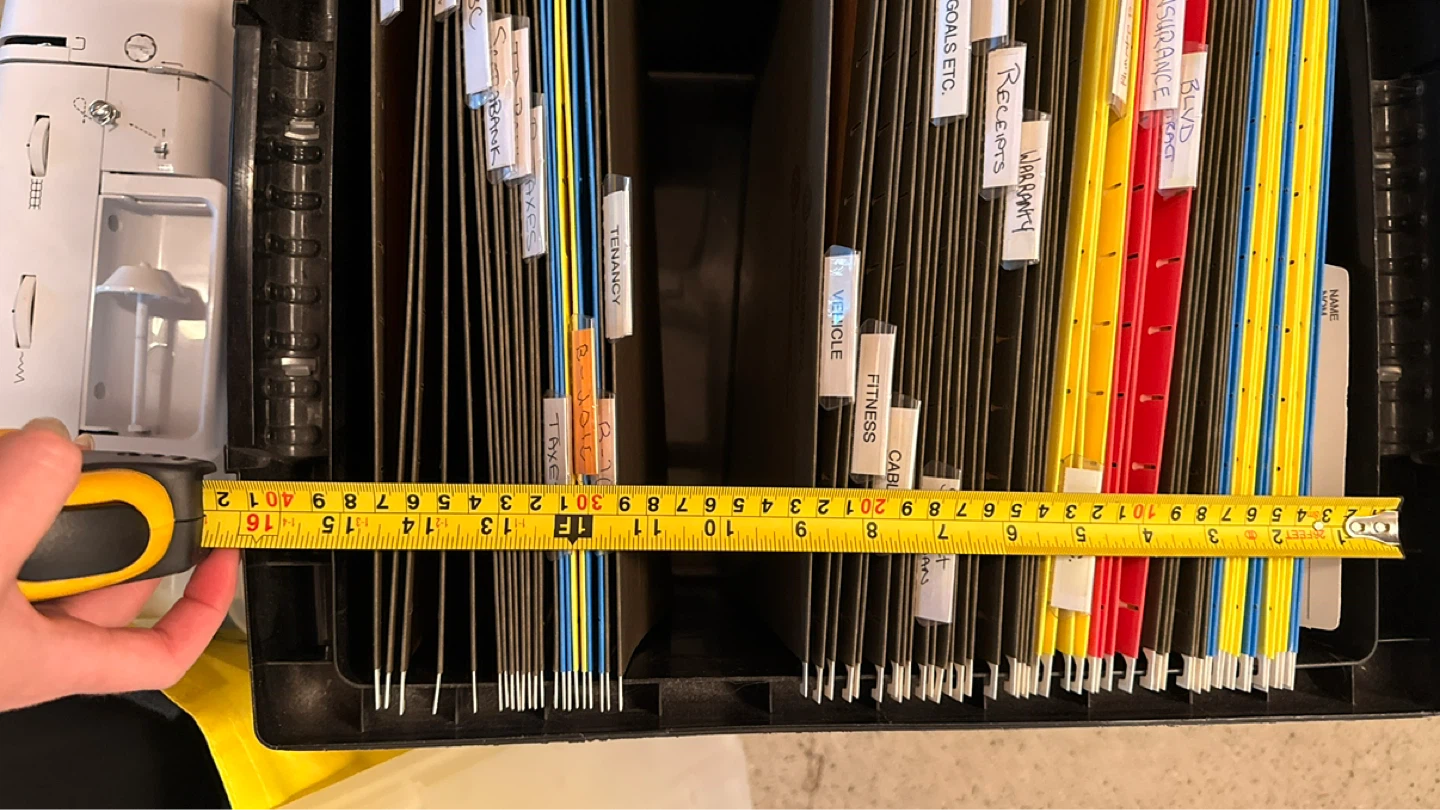 Filing Bin with Hanging Folders - photo 5