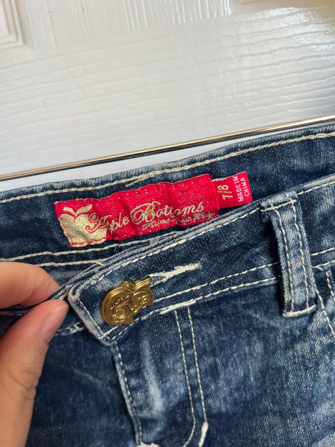 Apple Bottoms Denim Shorts Size 7/8 - photo 2