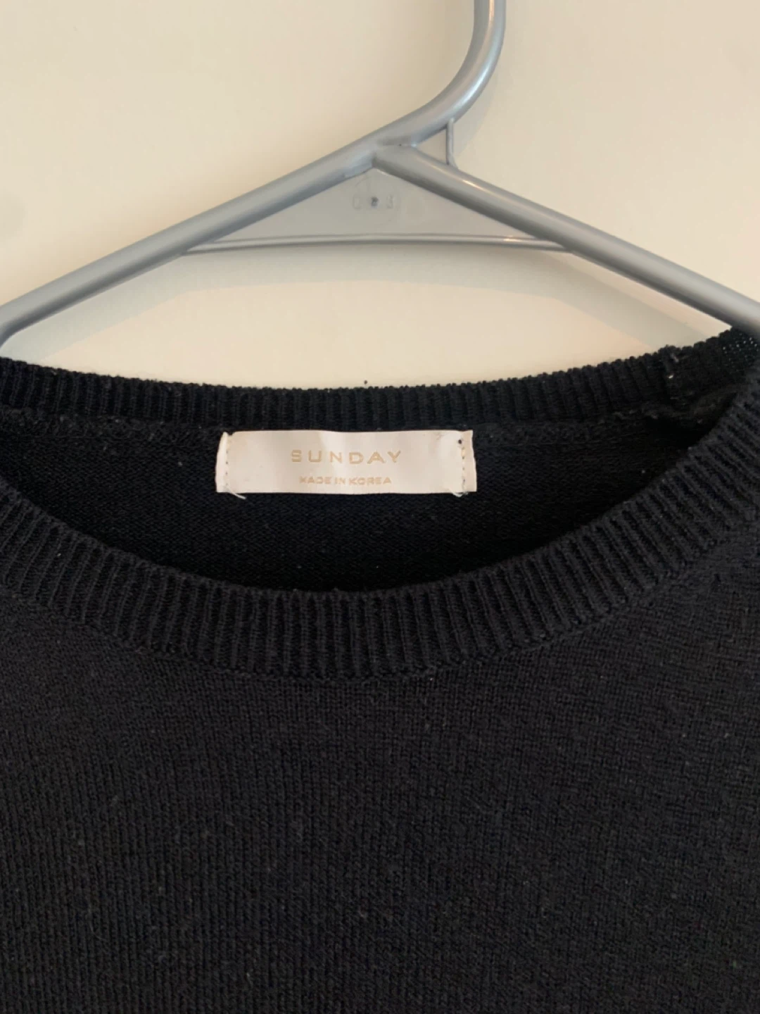 Sunday Black Crewneck Sweater - photo 3