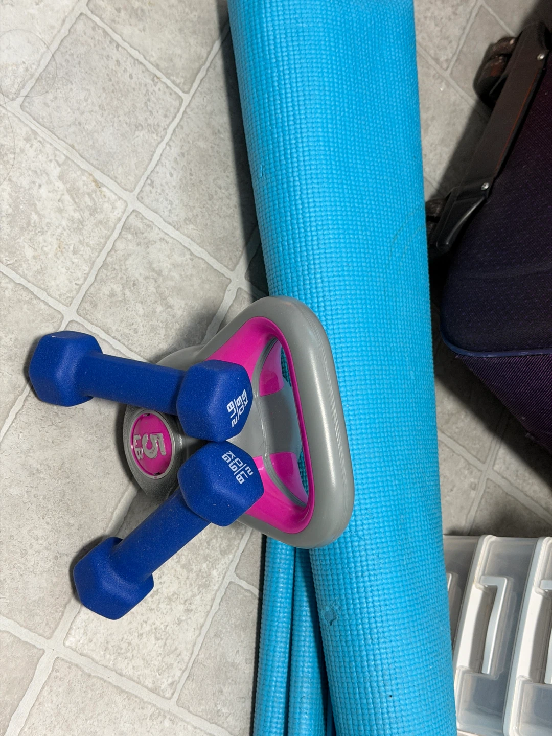 5 lb Kettlebell and Dumbbells Set - photo 2