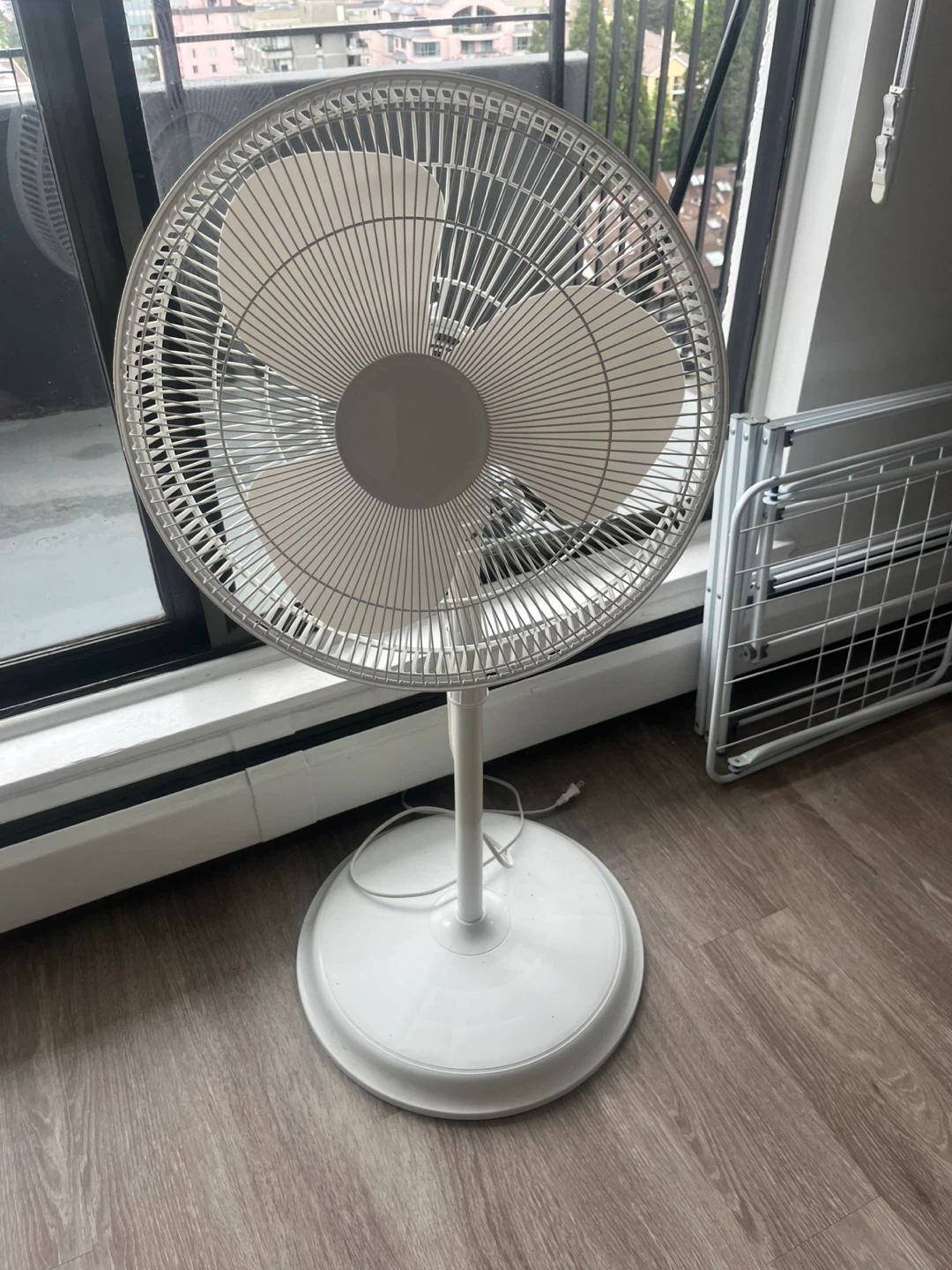 White Pedestal Fan - photo 2