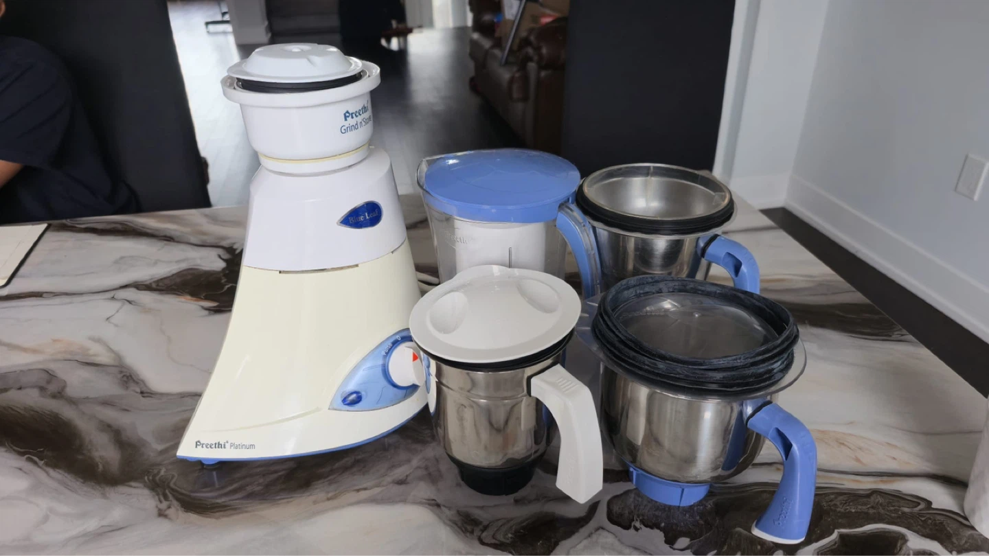 Preethi Platinum Mixer Grinder with 5 Jars - photo 3