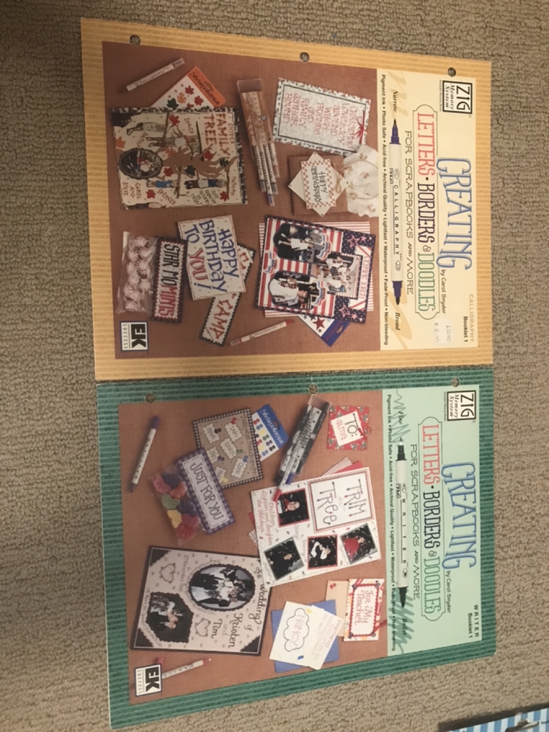 Zig Creating Letters, Borders & Doodles Craft Books Lot - photo 2