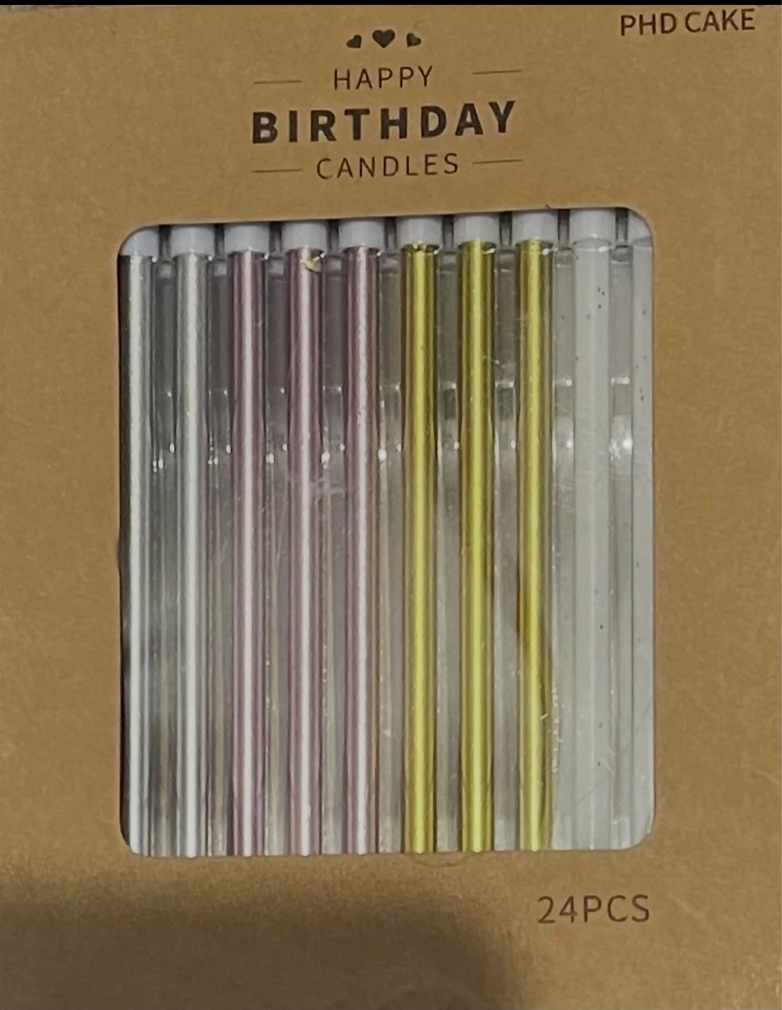 Happy Birthday Candles - 24 Pieces