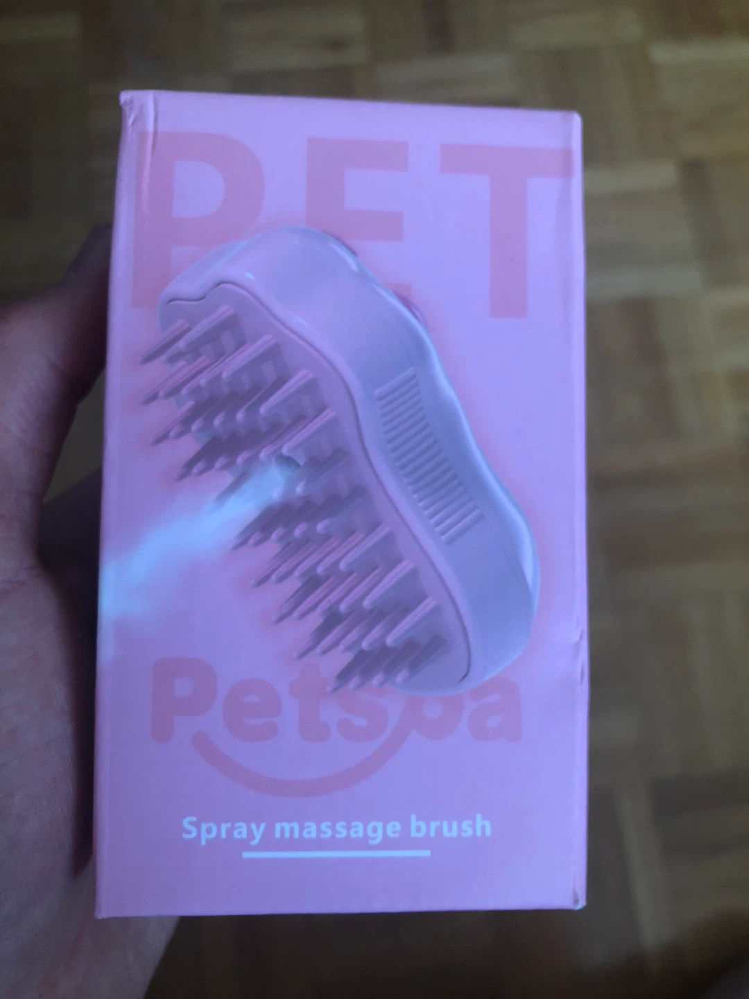 Petspa Spray Massage Brush - Pink