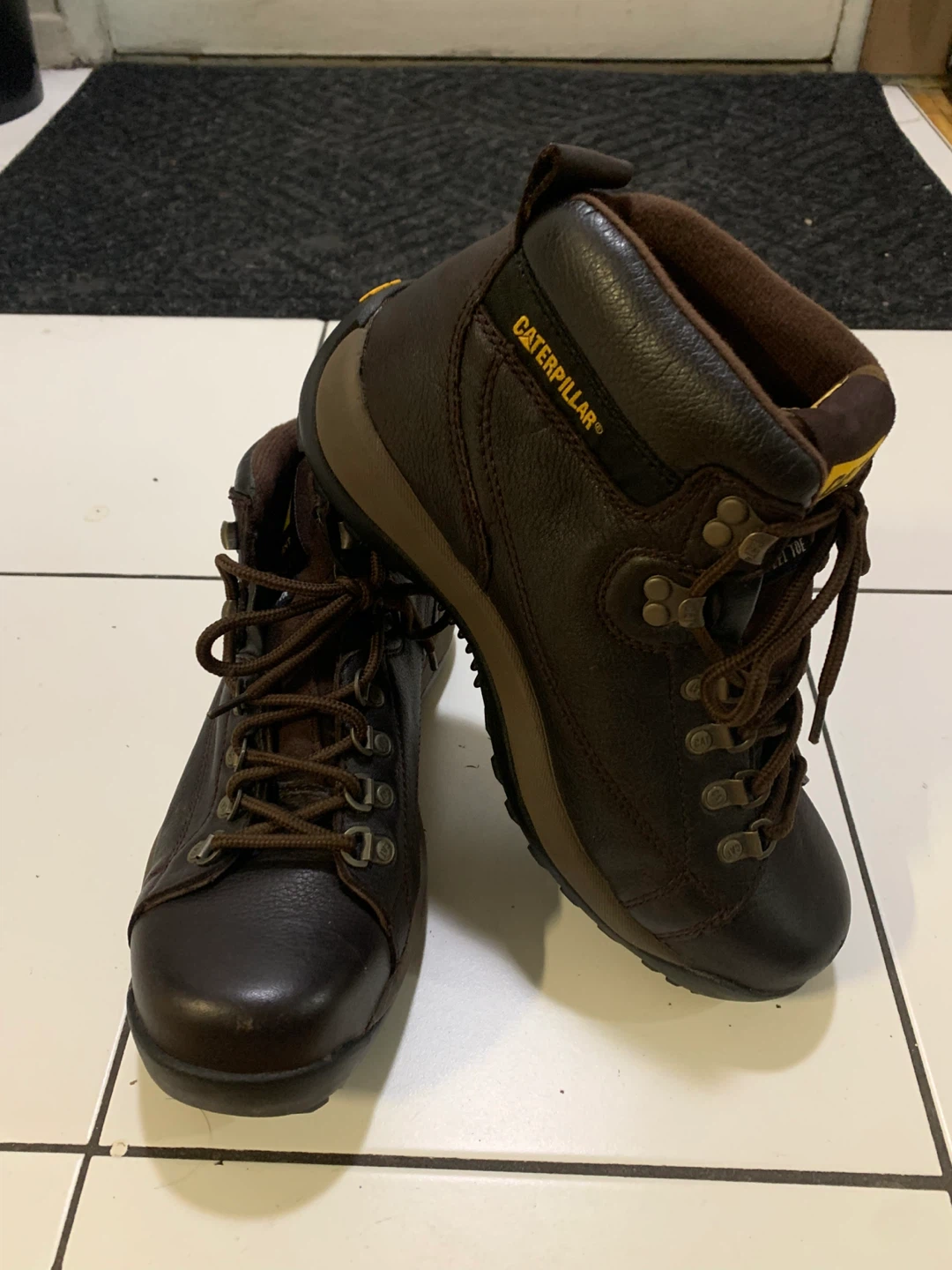Caterpillar CAT Steel Toe Work Boots - Size M