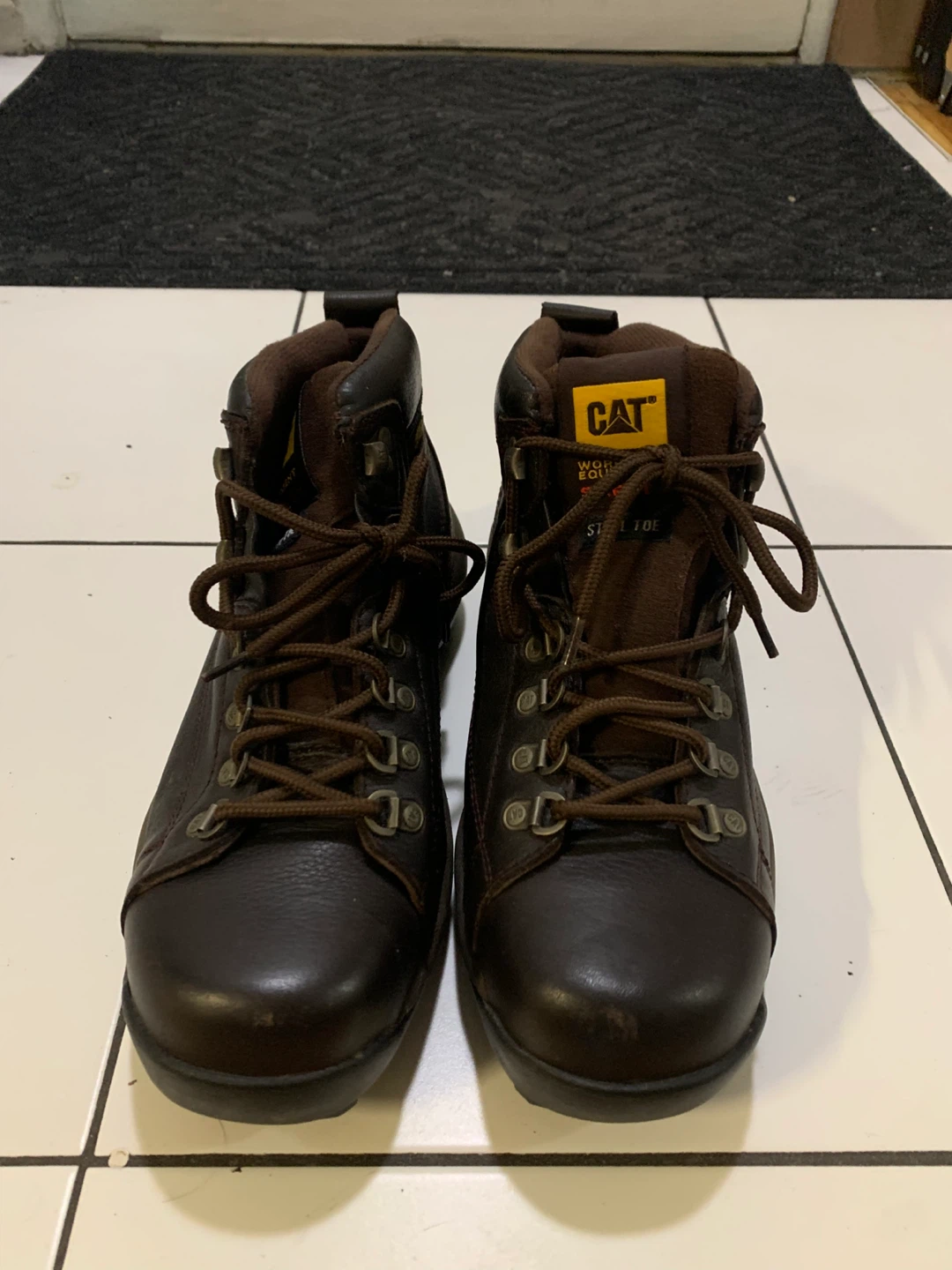 Caterpillar CAT Steel Toe Work Boots - Size M - photo 2