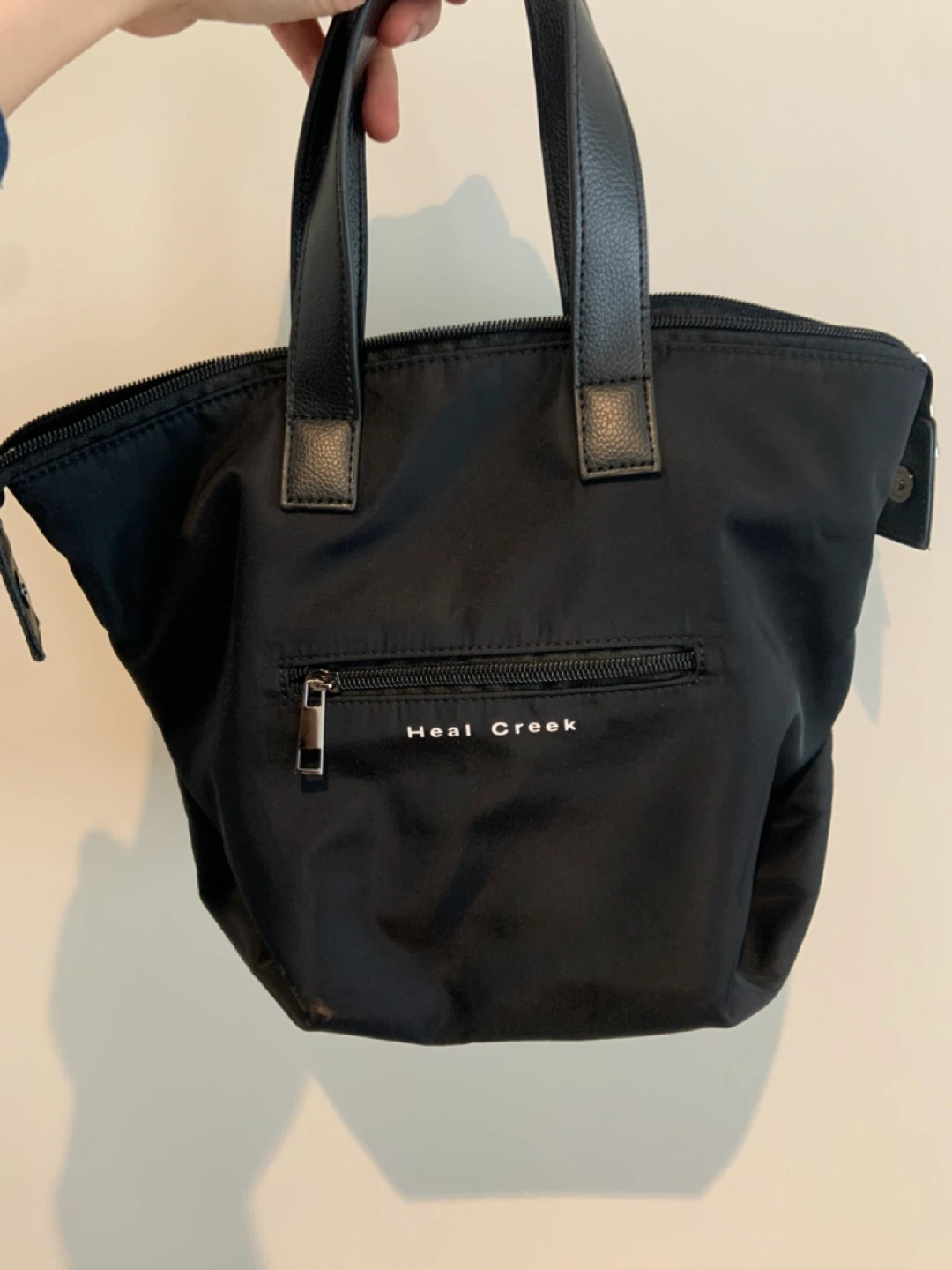 Heal Creek Black Nylon Tote Bag - photo 2