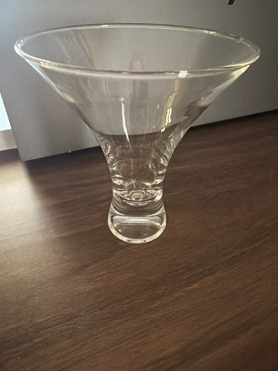 Set of 4 Clear Glass Martini Glasses - photo 2