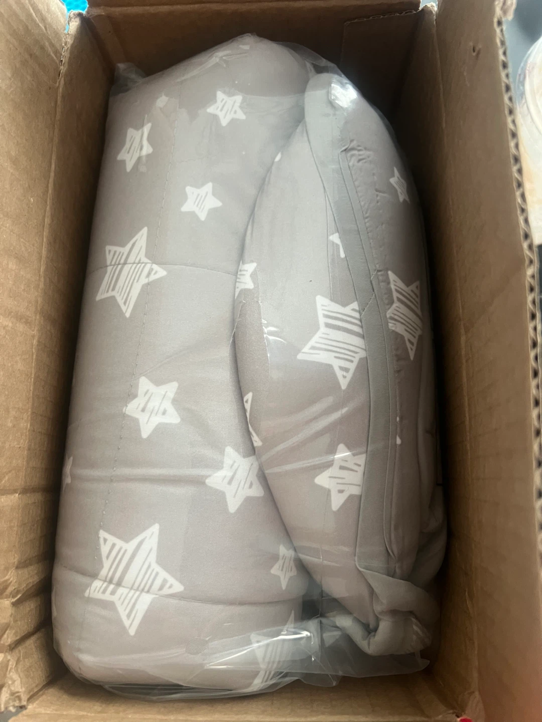 New Nap Mat with Pillow - Gray Stars - photo 2
