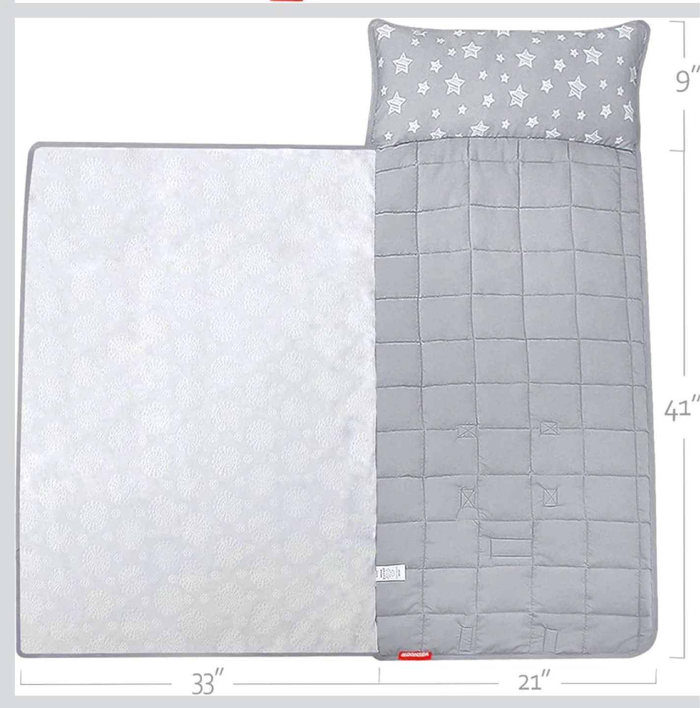 New Nap Mat with Pillow - Gray Stars - photo 5