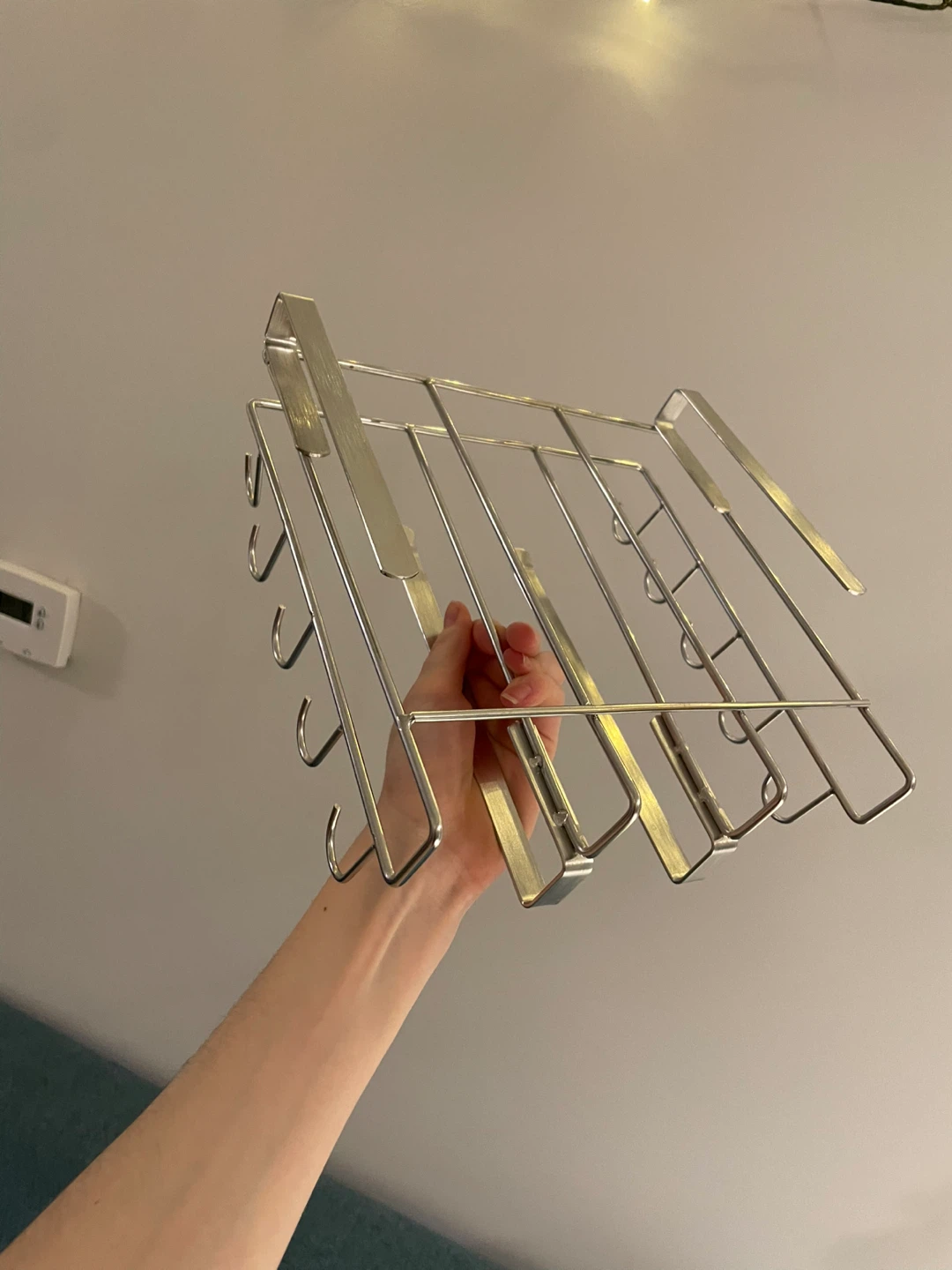 Over-the-Door Cabinet Organizer Rack
