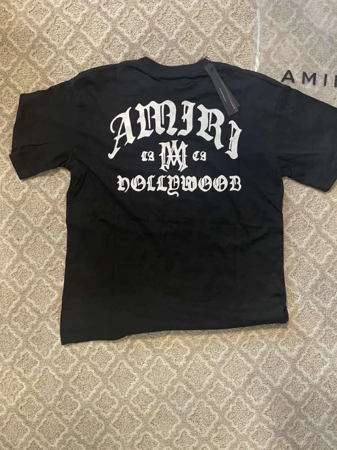 AMIRI Black "LA M" Hollywood T-Shirt Size M - photo 2