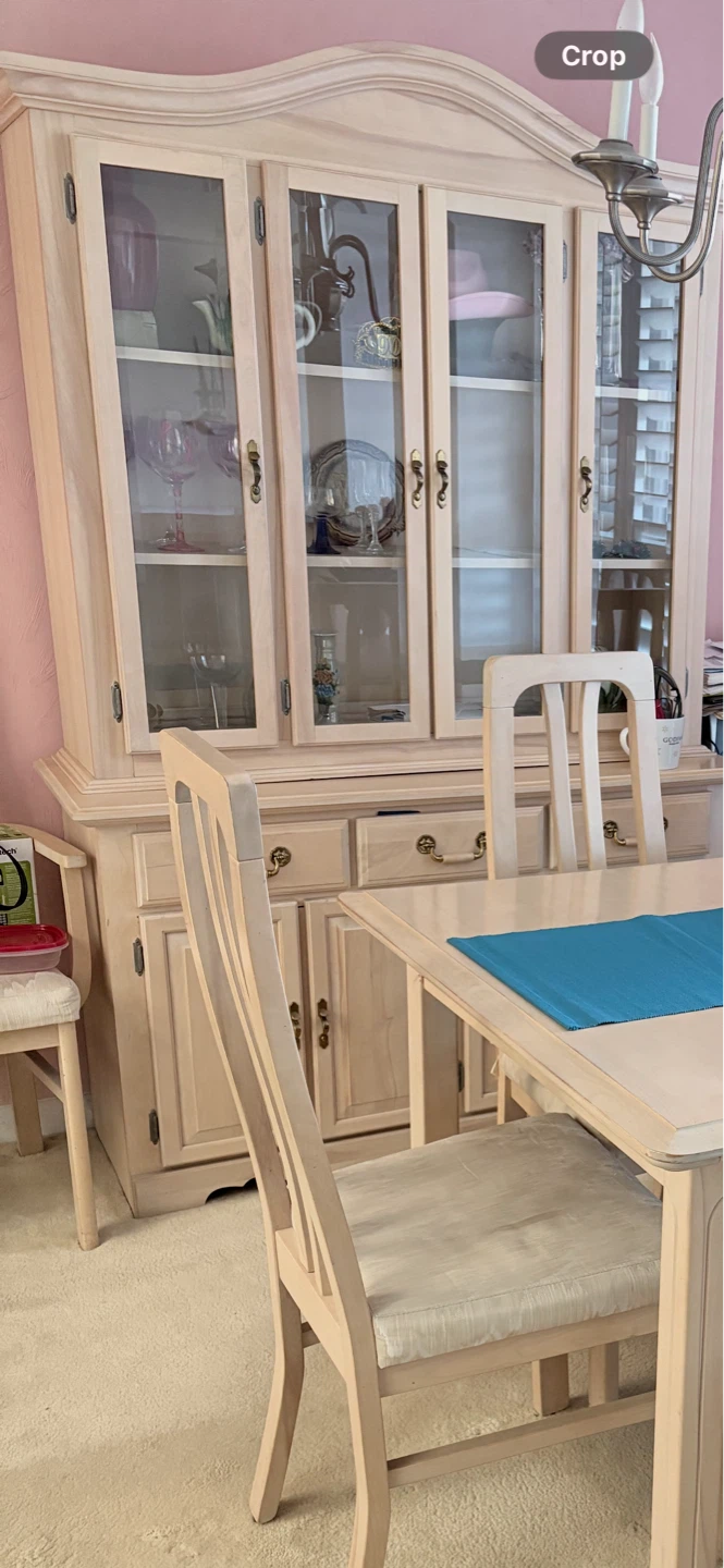 Dining Room Set with Hutch and 7 Chairs - photo 2