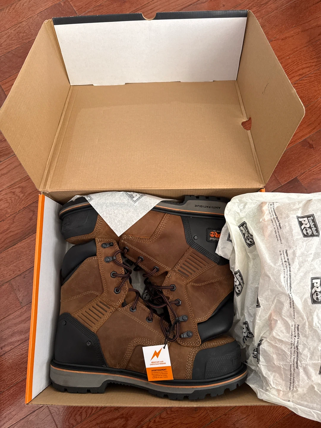 Timberland PRO Ballast 8" Safety Toe Work Boots - Size 10 - photo 3