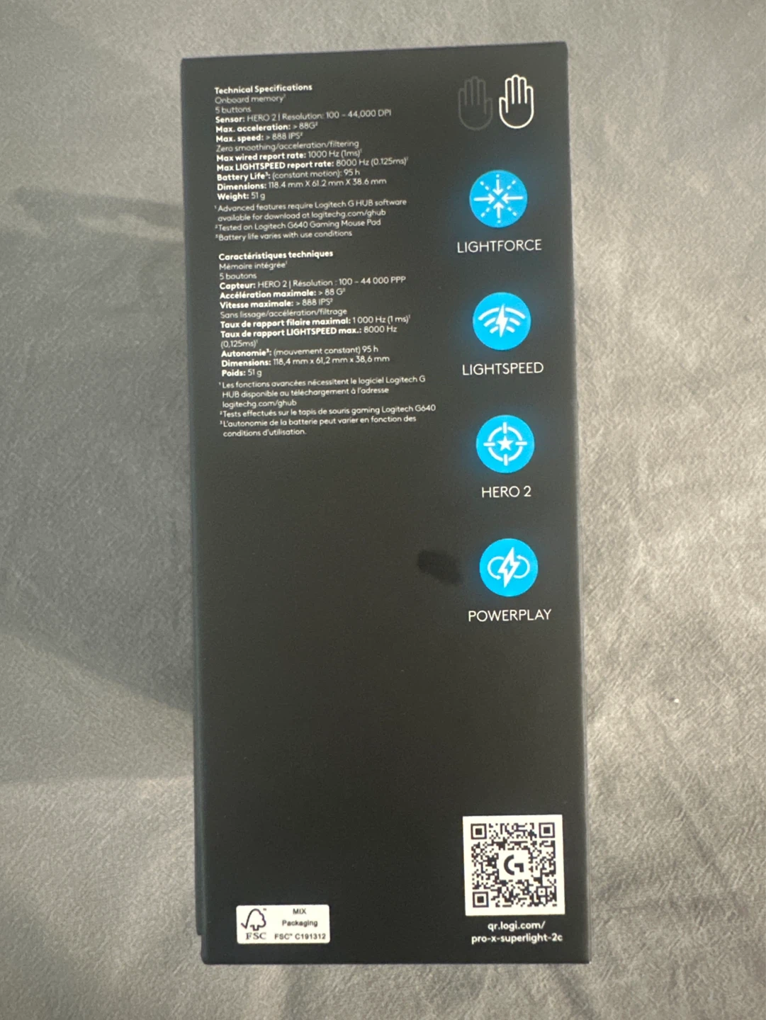 Logitech G PRO X SUPERLIGHT 2c Wireless - photo 4