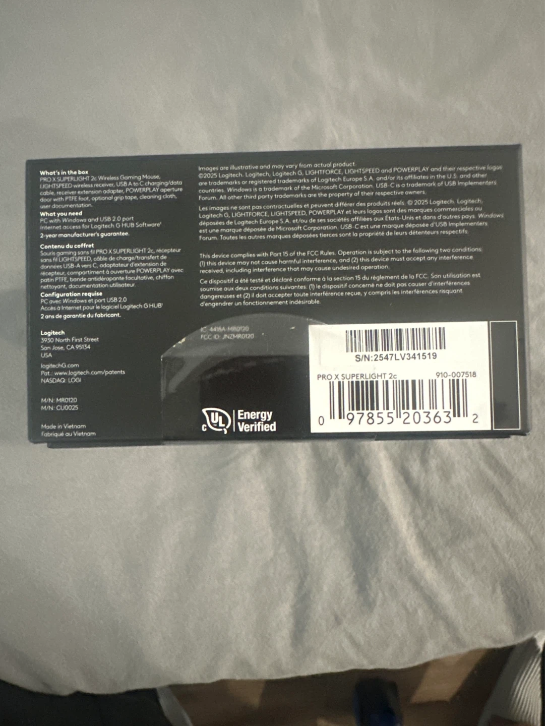 Logitech G PRO X SUPERLIGHT 2c Wireless - photo 5