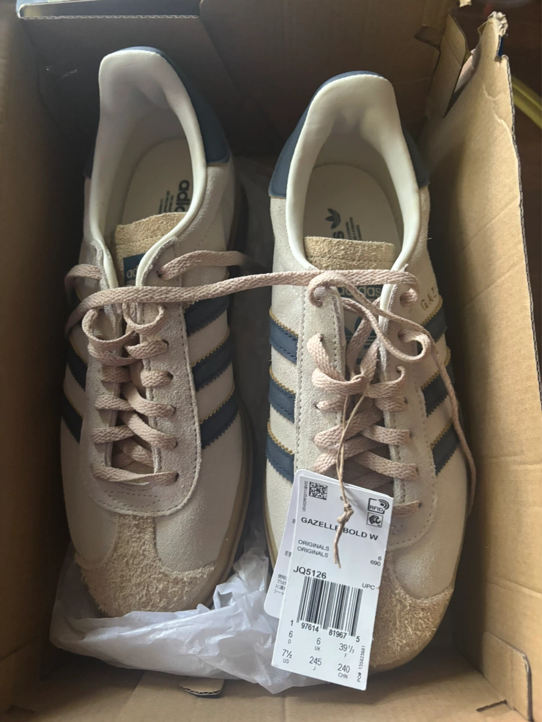Adidas Gazelle Bold W Sneakers Size 7.5 - photo 2