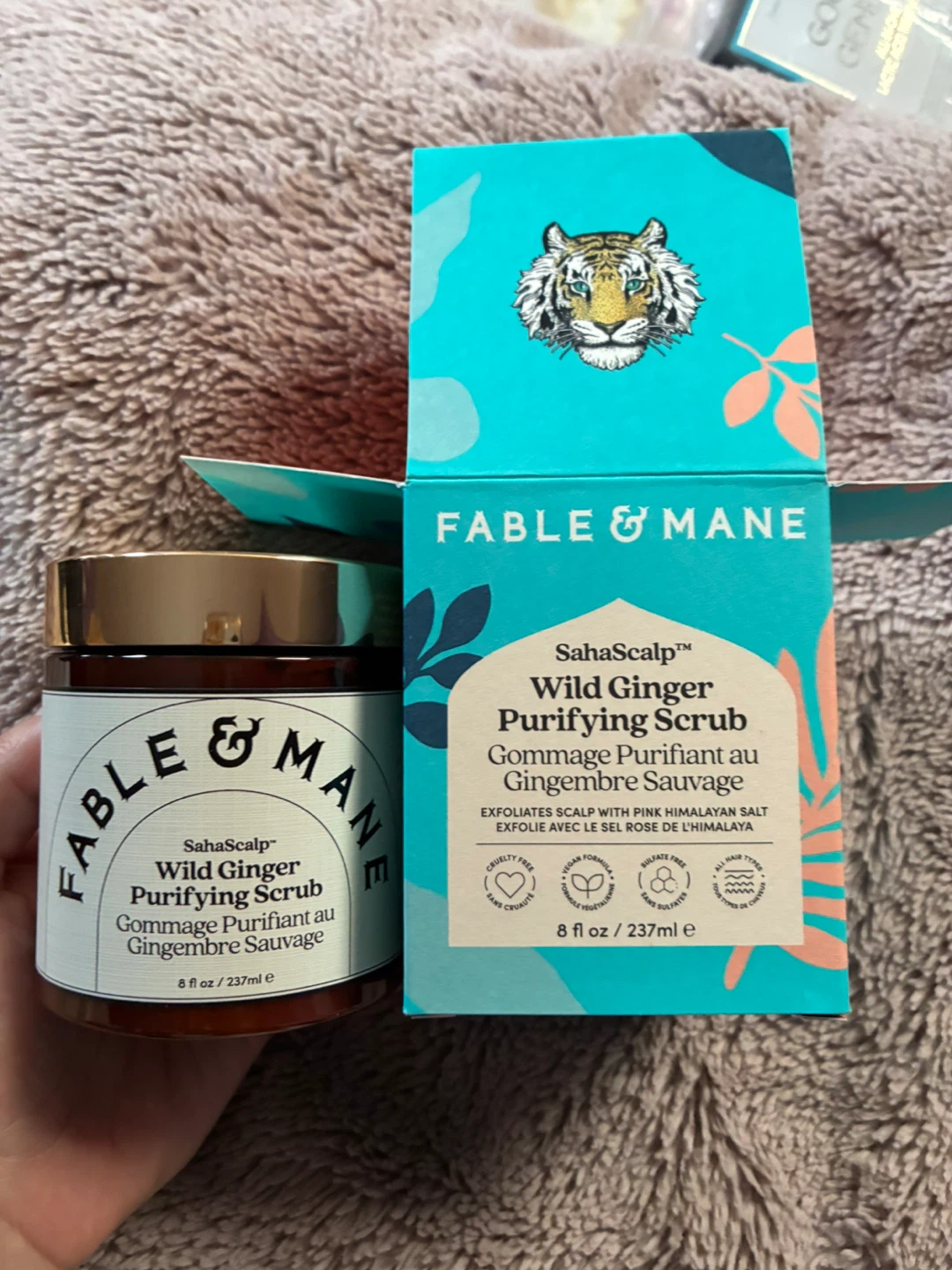 Fable & Mane SahaScalp Wild Ginger Purifying Scrub 8 fl oz