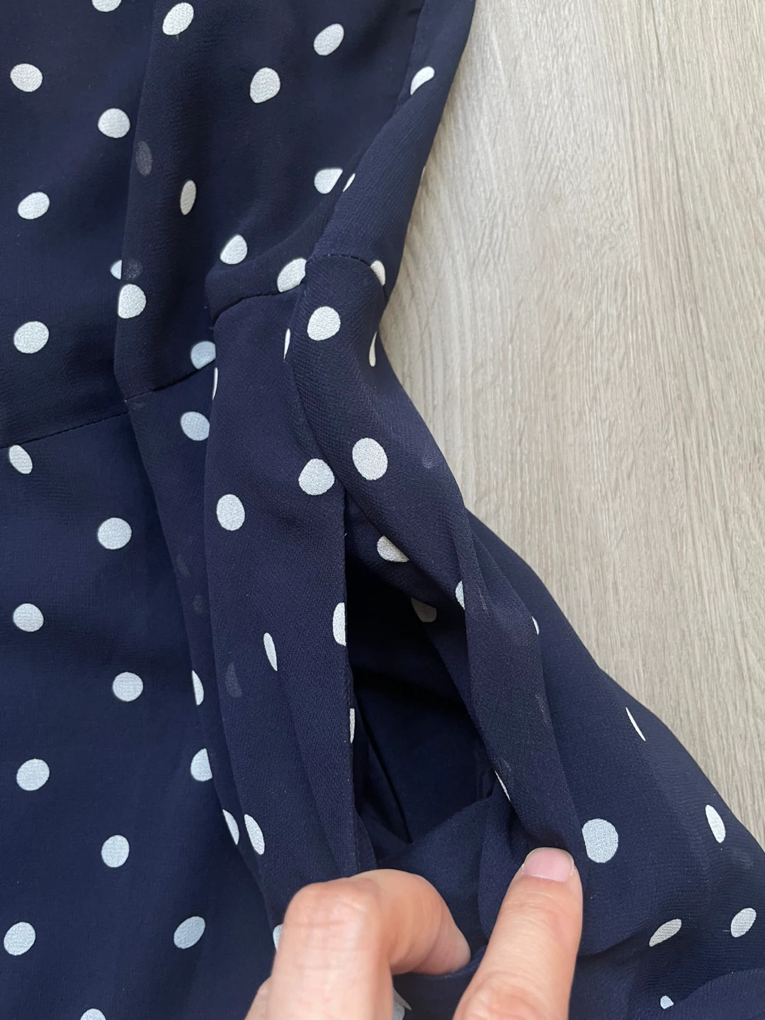 Banana Republic Navy Polka Dot Dress - Size 6 - photo 4