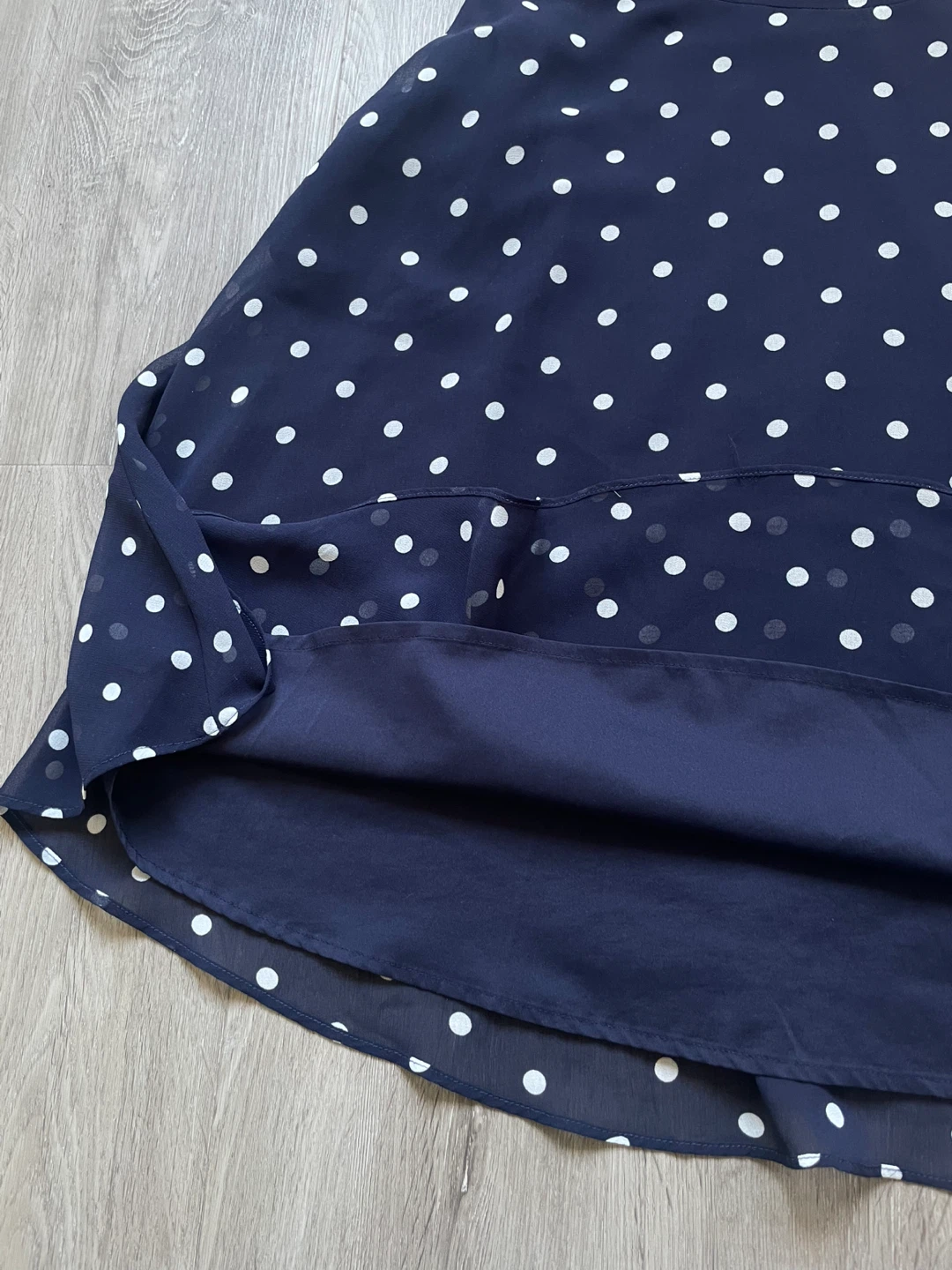 Banana Republic Navy Polka Dot Dress - Size 6 - photo 3