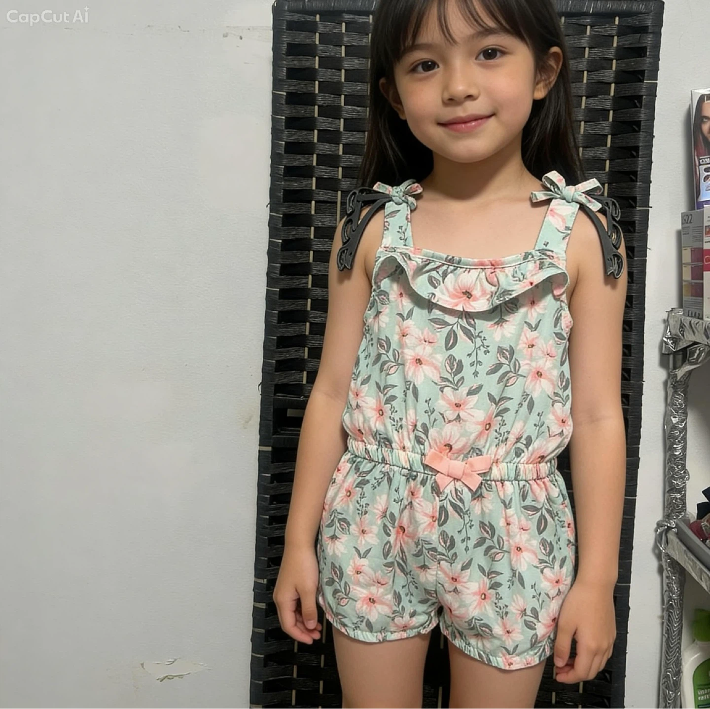 Girls Floral Romper size 4 years kids