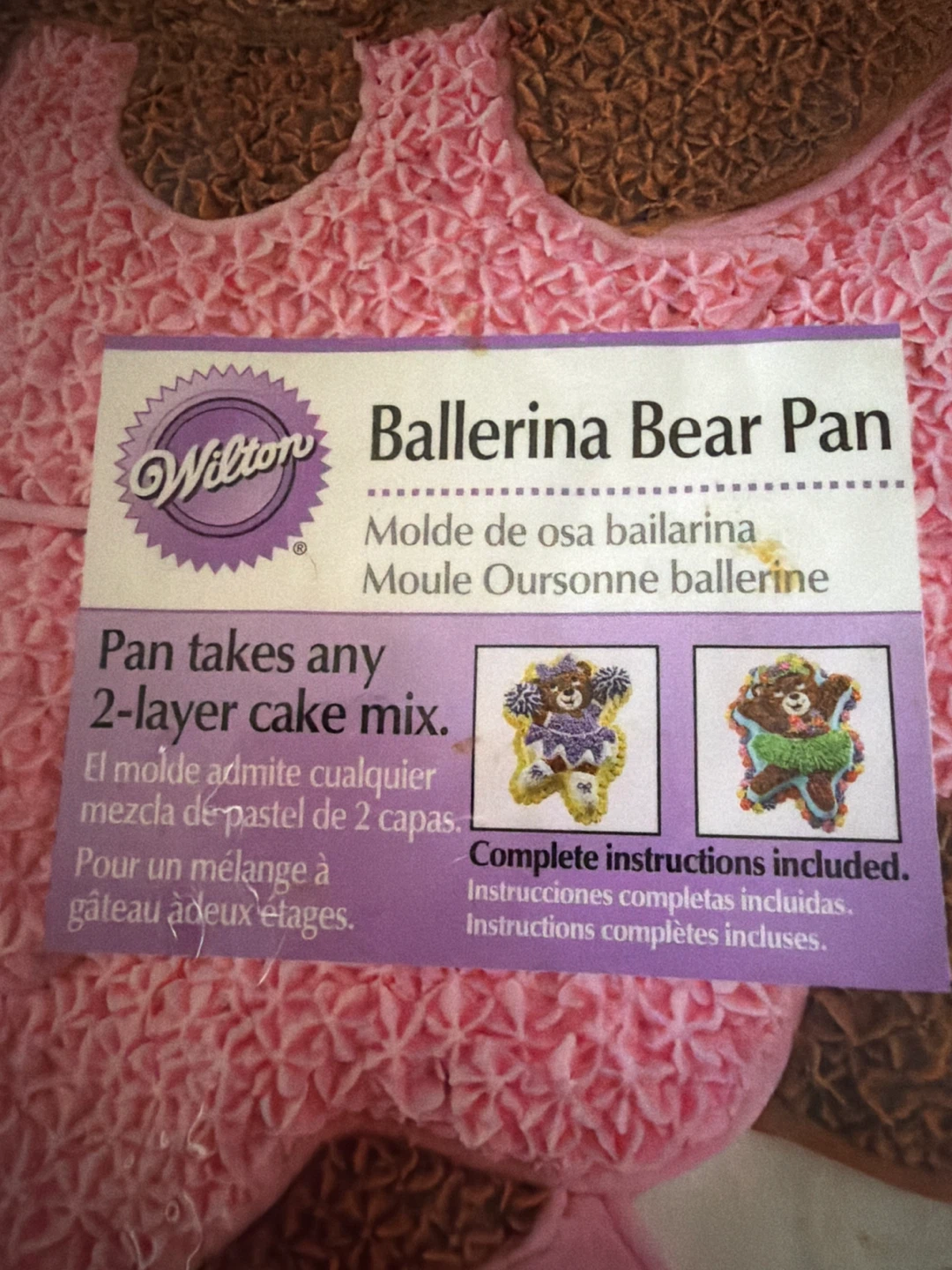 Wilton Ballerina Bear Cake Pan - photo 2