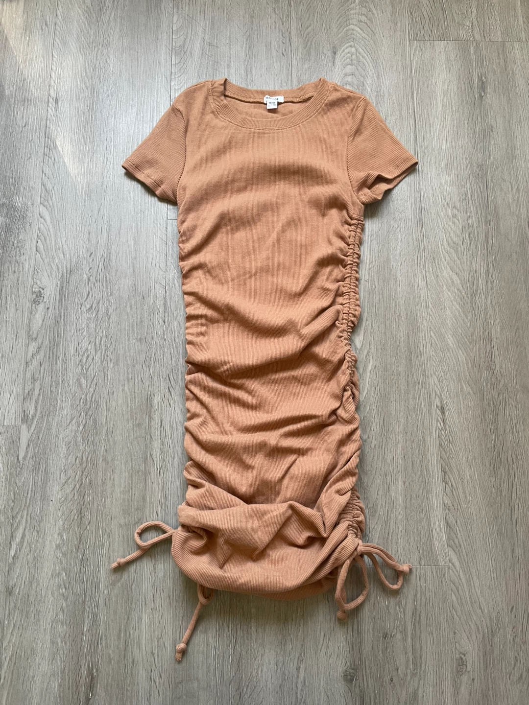 Garage Ruched Bodycon Dress, size S