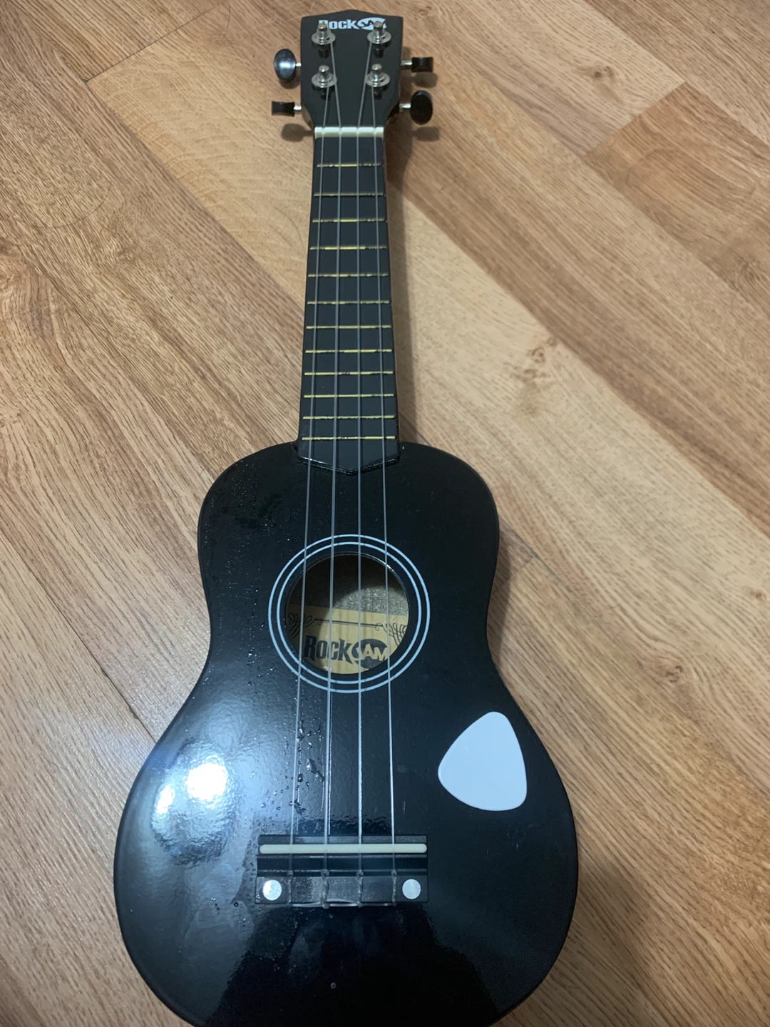 RockJam Black Ukulele with Gig Bag