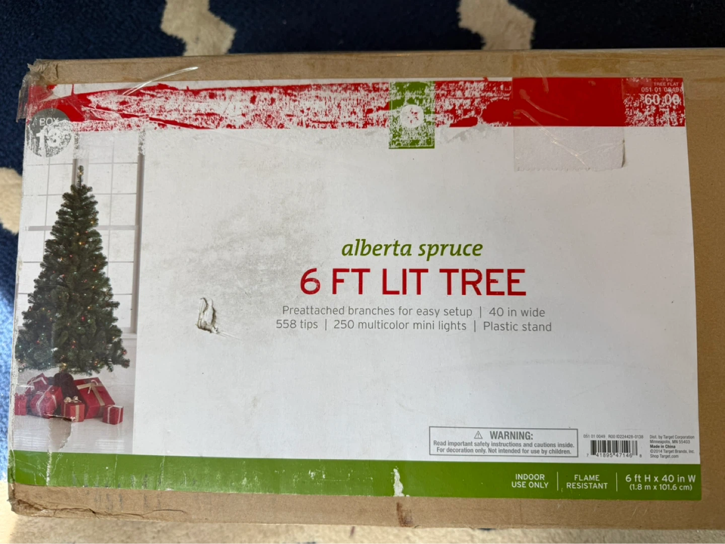6 ft Artificial Christmas Tree