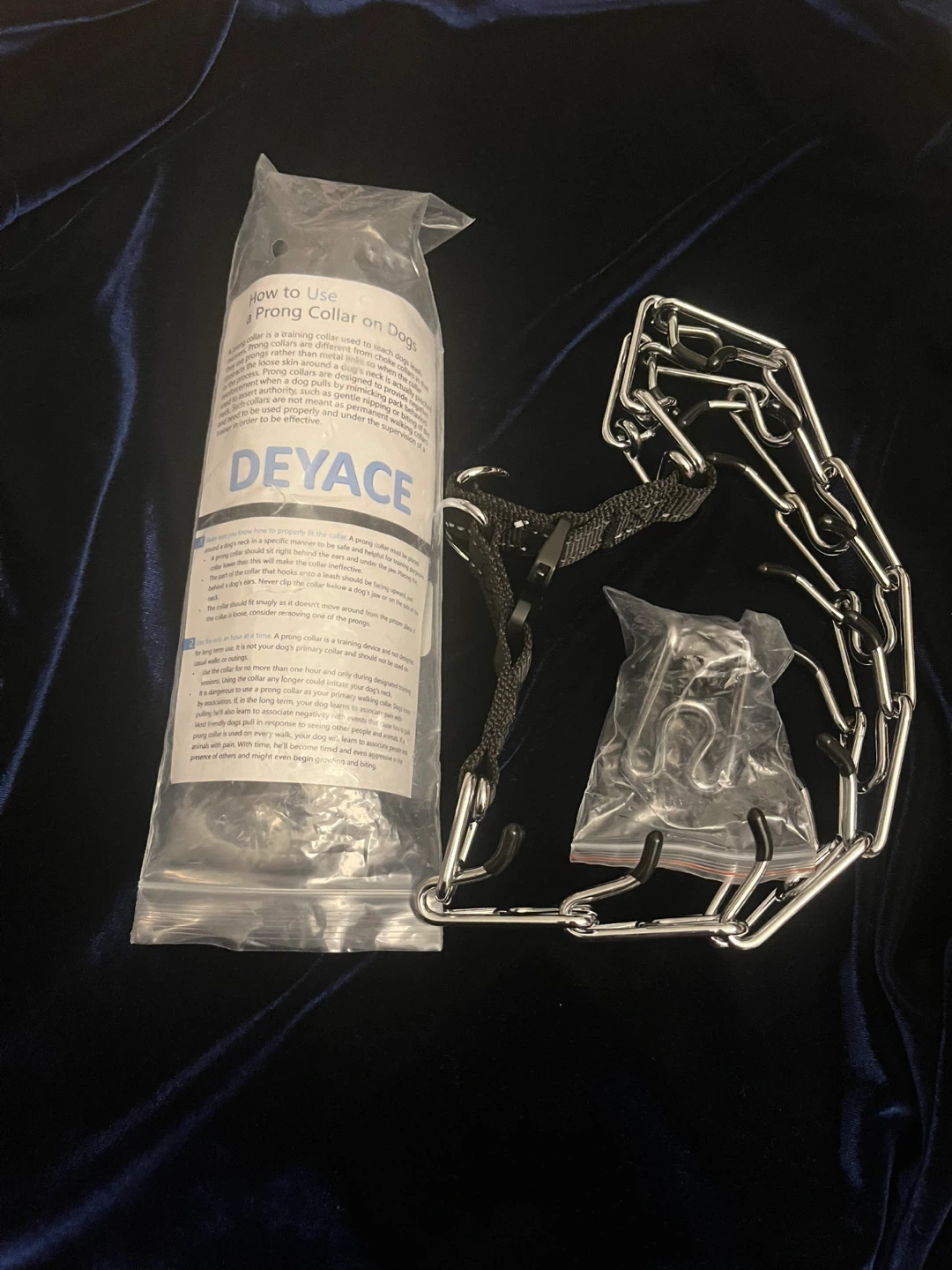 DEYACE Tactical Prong Collar for Dogs - photo 2
