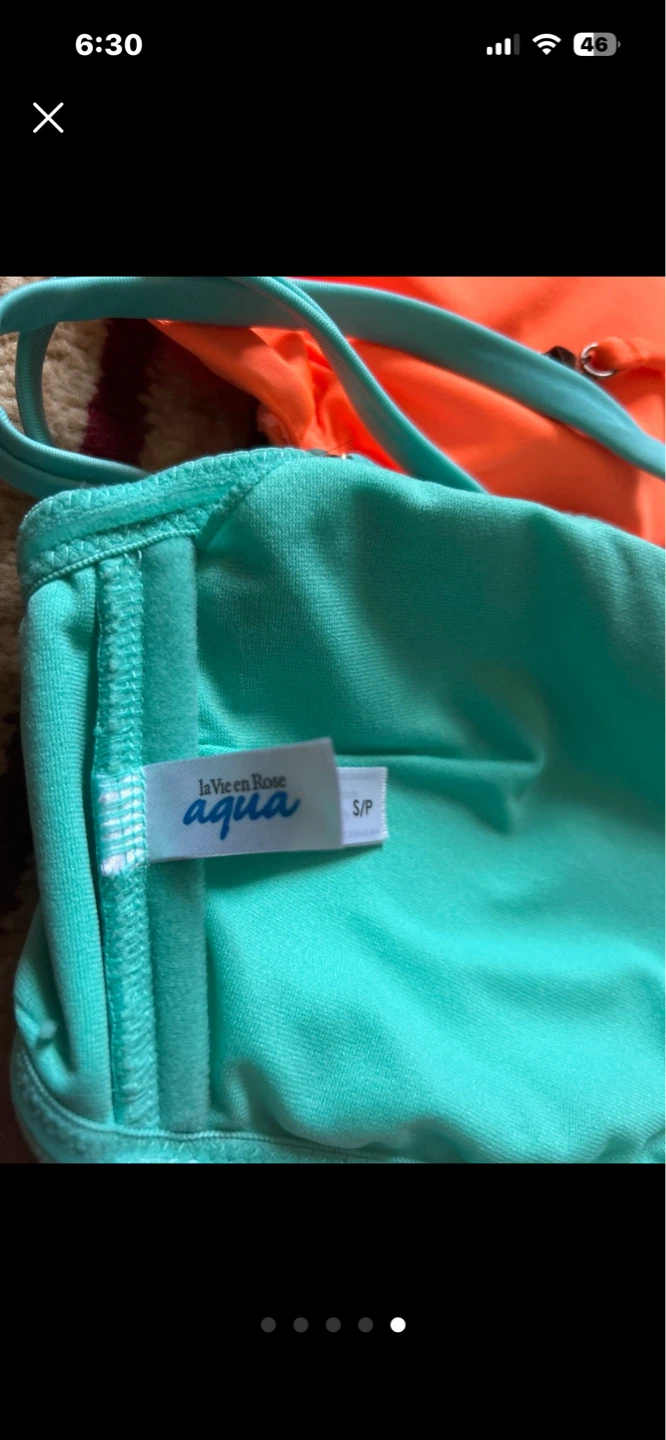 5 La Vie en Rose Aqua Bikini Tops - photo 3