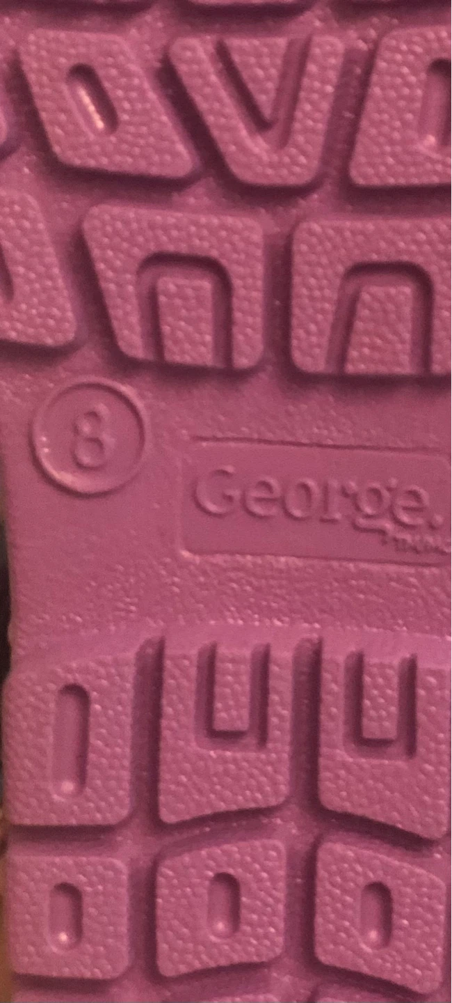George Pink Unicorn Rain boots- Size 8 - photo 3