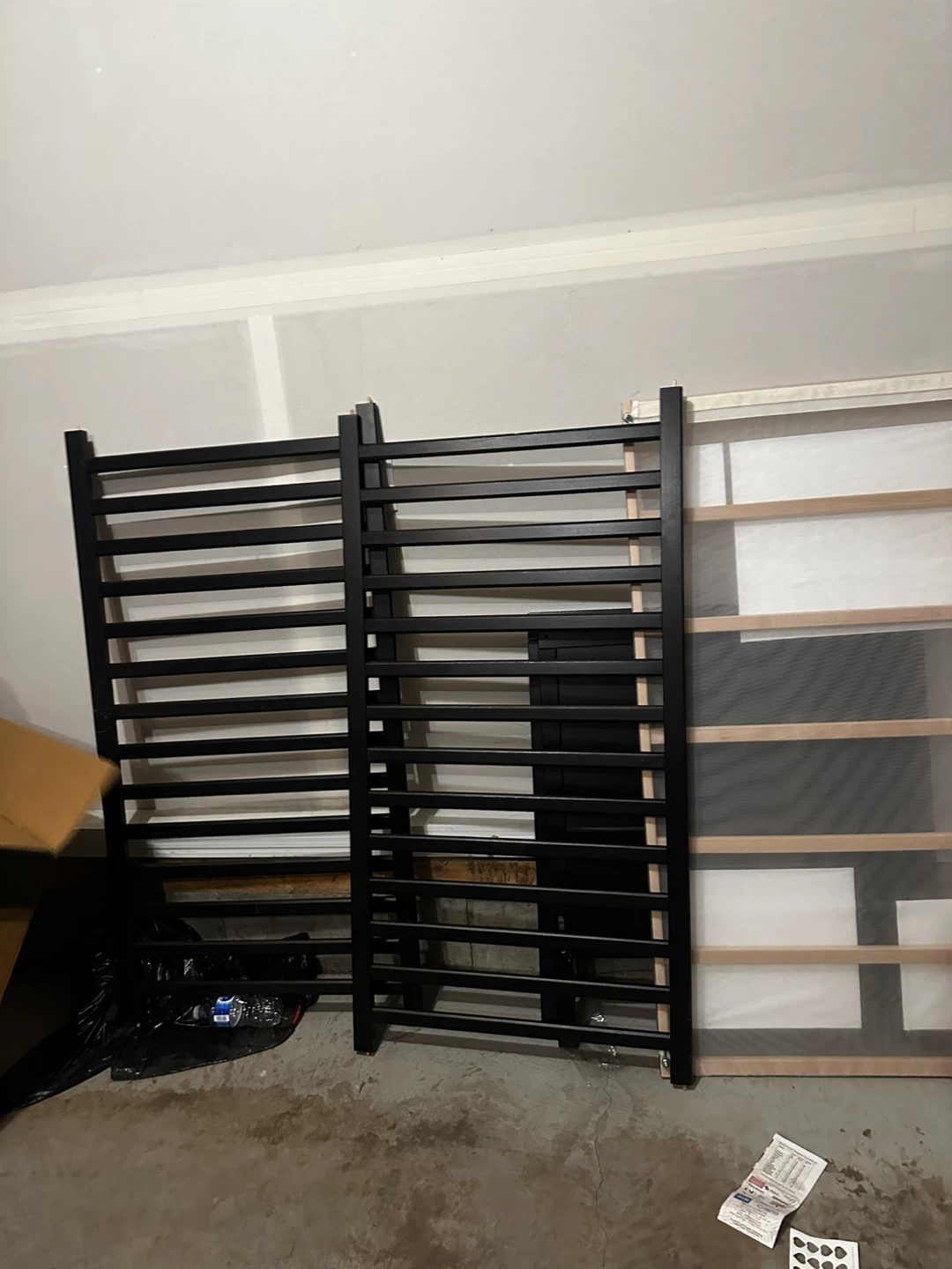 White Crib with Mattress - photo 3