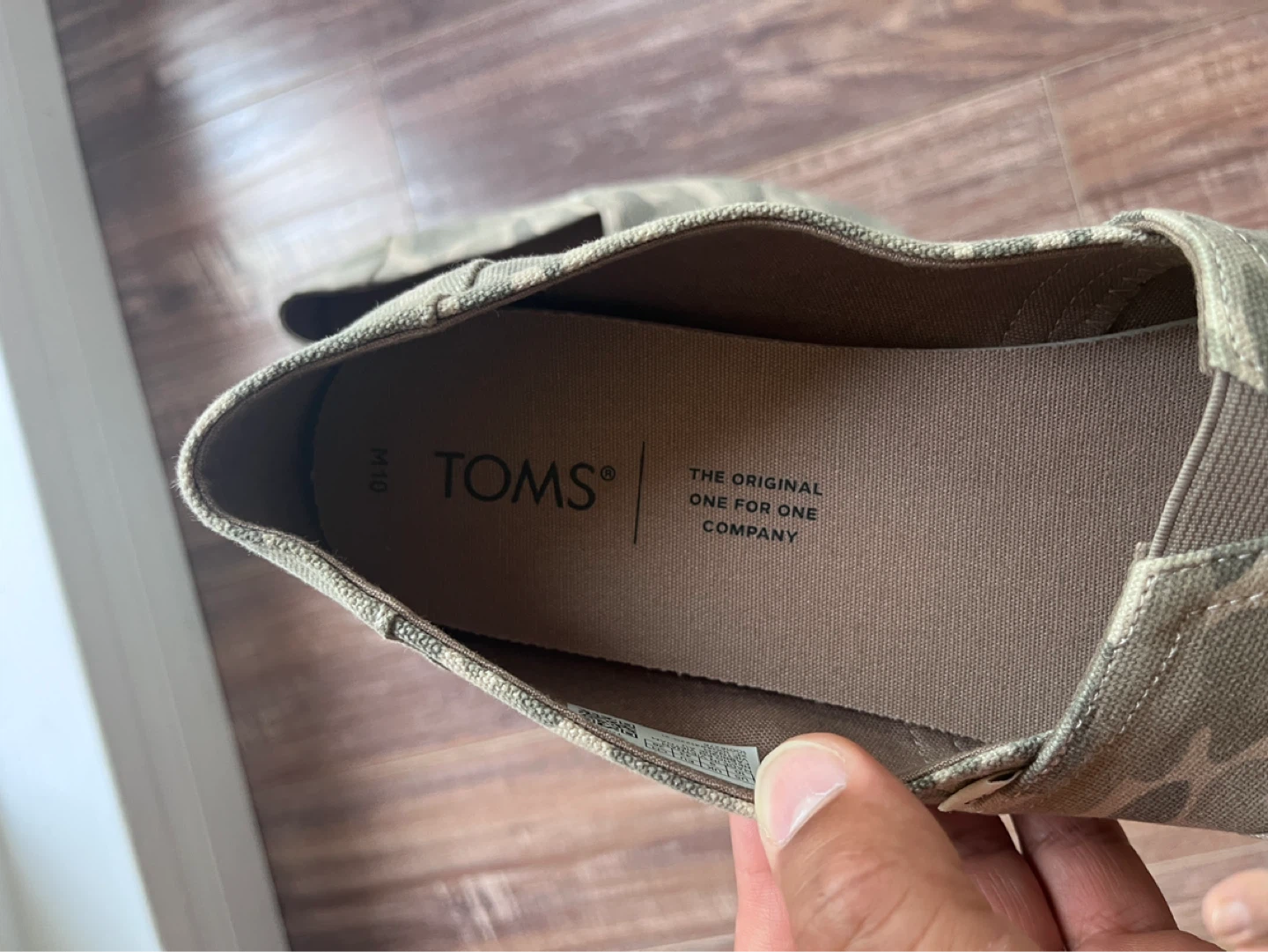 TOMS Men’s Alpargata Shoes – Size 10 – Forest Camo - photo 2