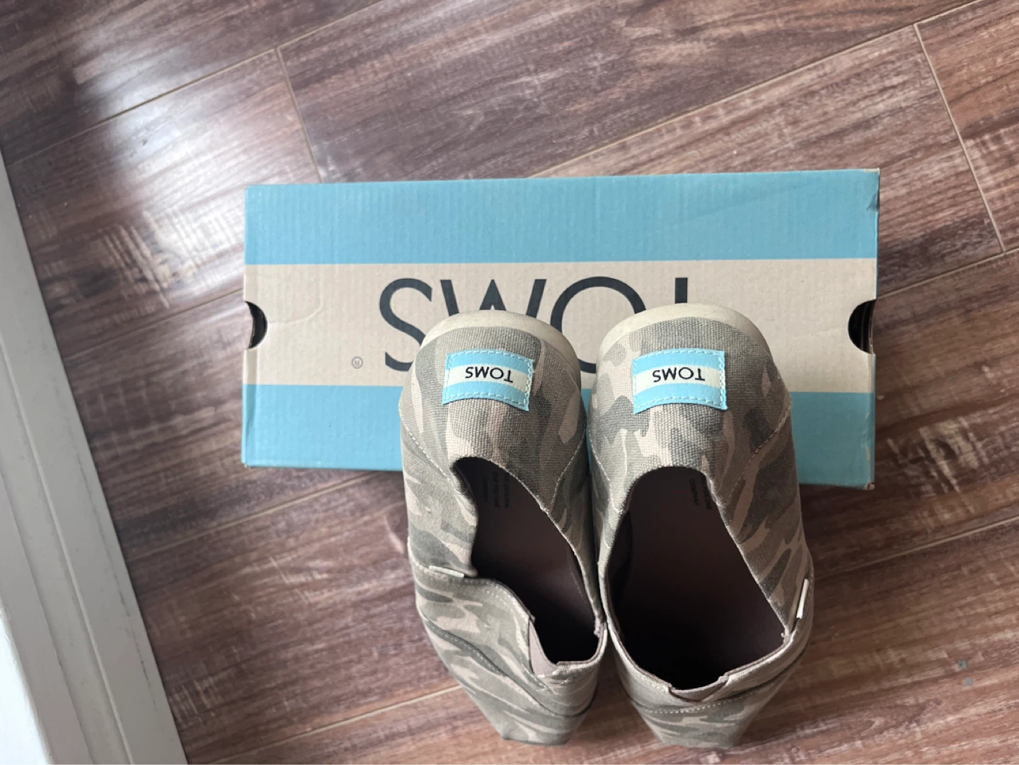 TOMS Men’s Alpargata Shoes – Size 10 – Forest Camo - photo 3