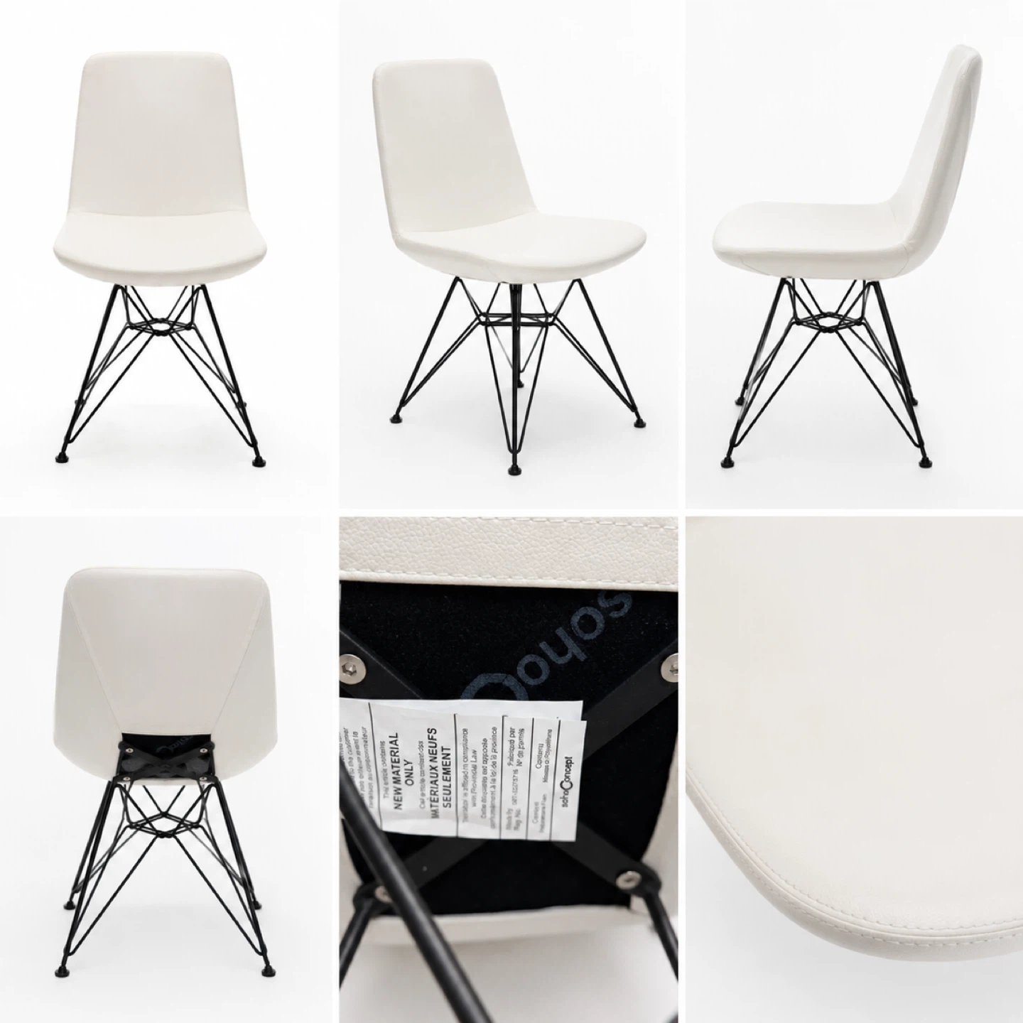 SohoConcept White Dining Chair