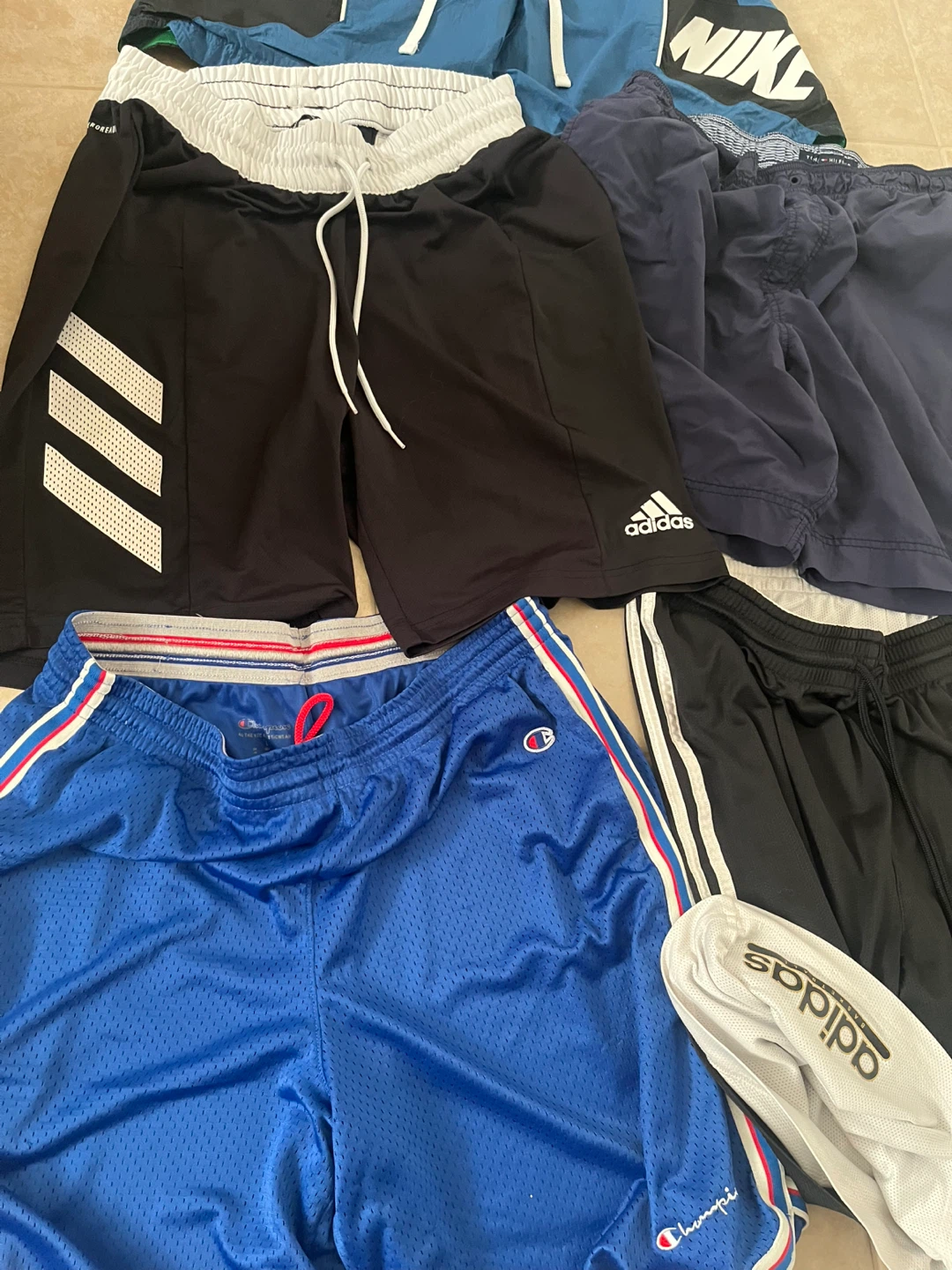 Bundle of Men's Shorts Size Large (Adidas, Nike, Champion) - photo 4